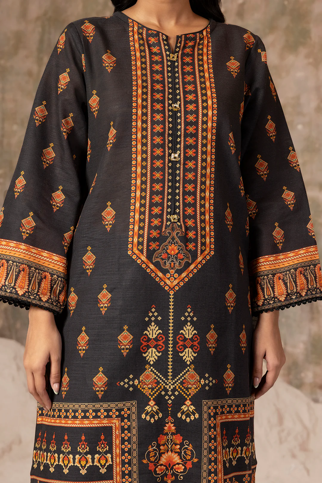 Kurta Dupatta Trouser - 3073 - Image 5