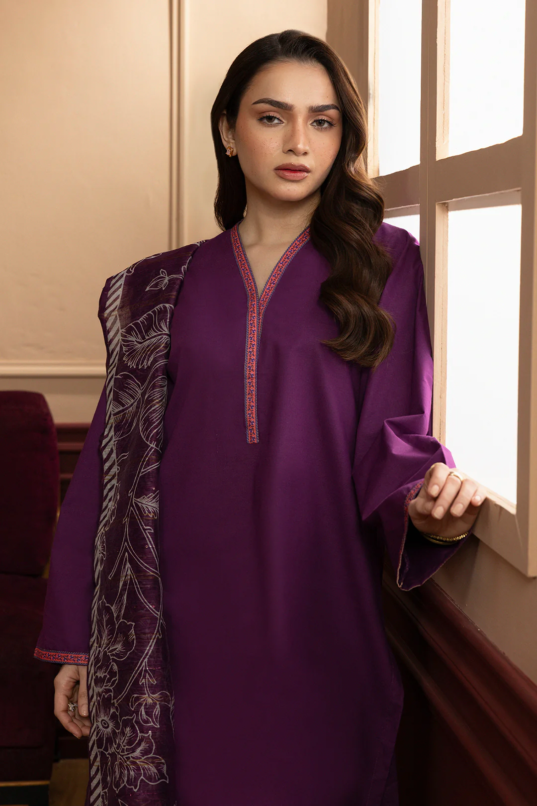 Kurta Dupatta Trouser - 3074 - Image 2