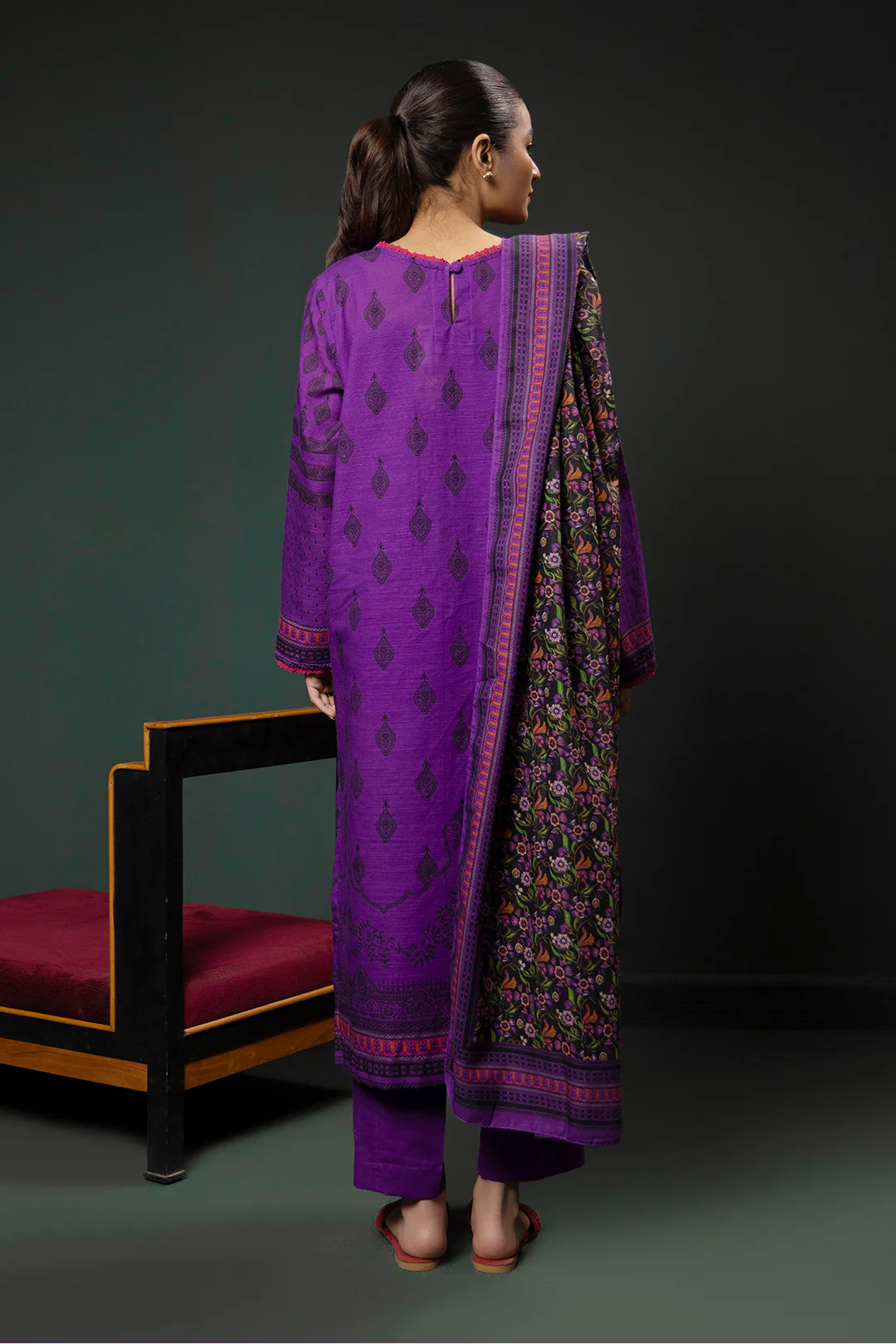 Kurta Dupatta Trouser - 3089 - Image 11