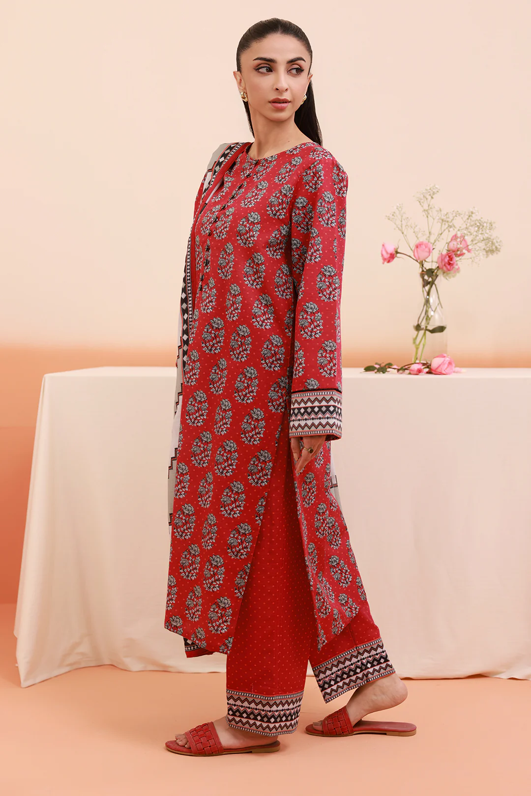Kurta Dupatta Trouser - 3117 - Image 15