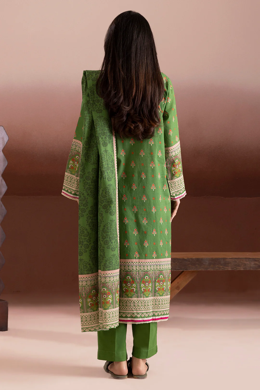 Kurta Dupatta Trouser - 3173 - Image 11