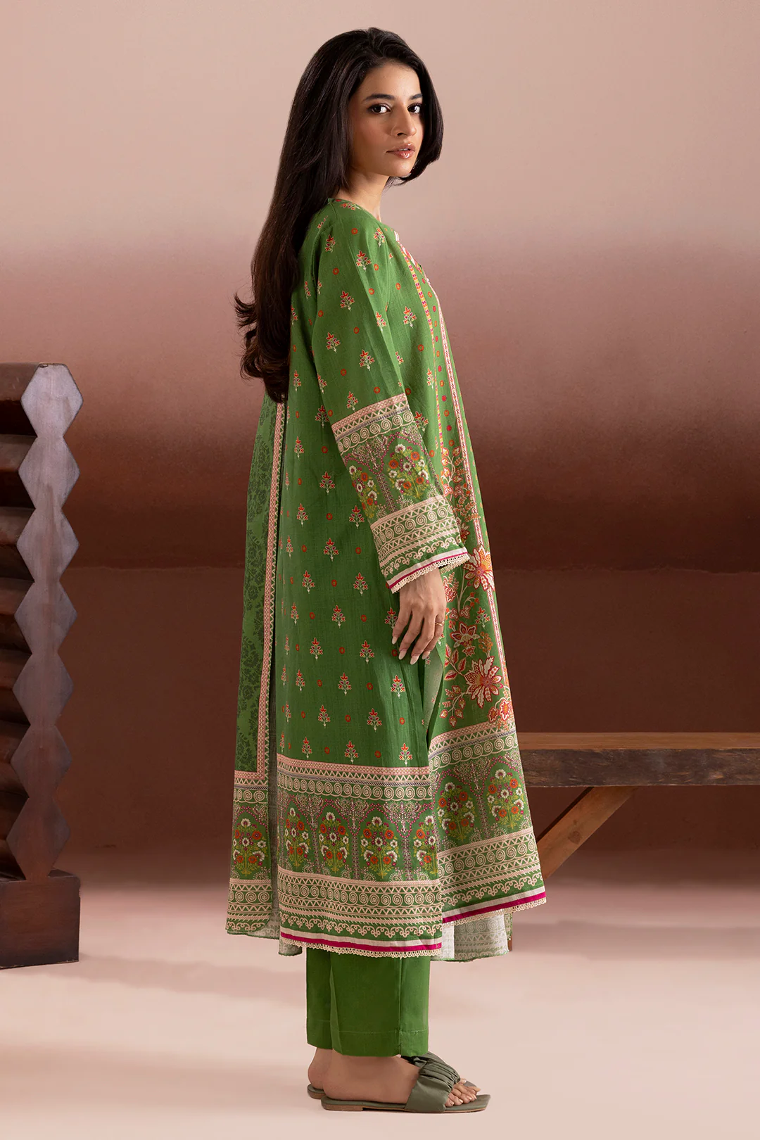Kurta Dupatta Trouser - 3173 - Image 8