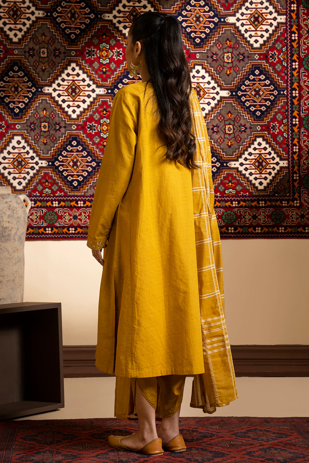 Embroidered Kurta Dupatta Trouser - 3354 - Image 10