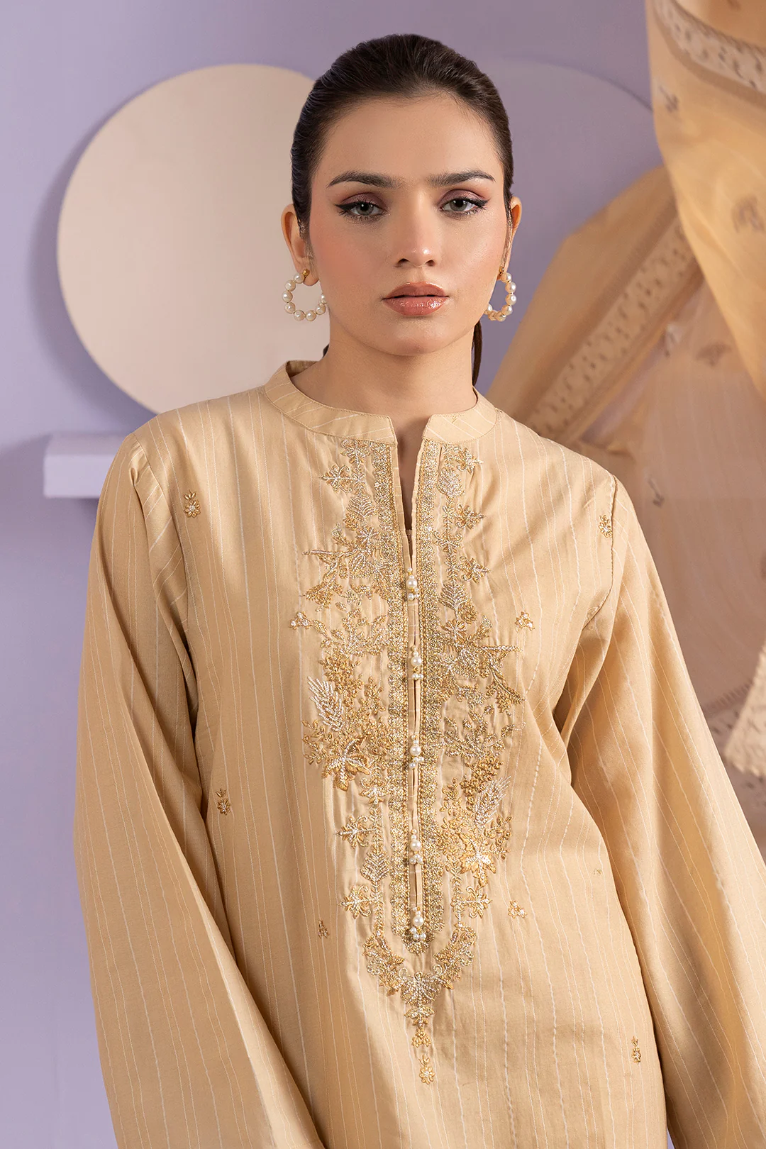 Embroidered Kurta Dupatta Trouser - 3392 - Image 2