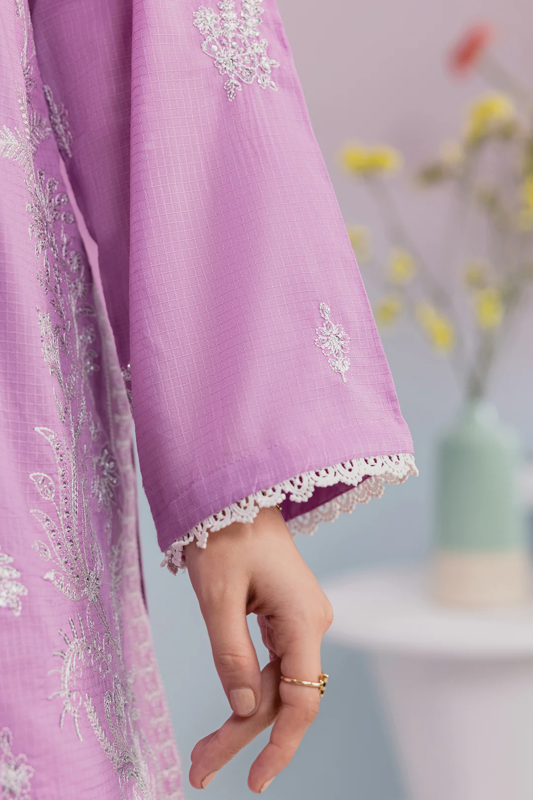 Embroidered Kurta Dupatta Trouser - 2579 - Image 7