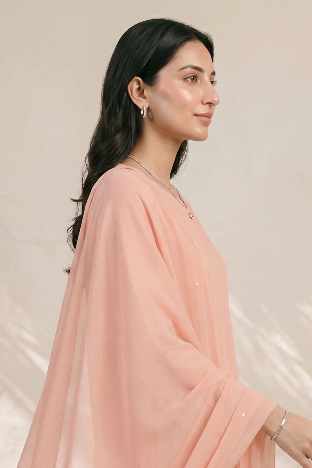 Embroidered Kurta Dupatta Trouser - 2587 - Image 3