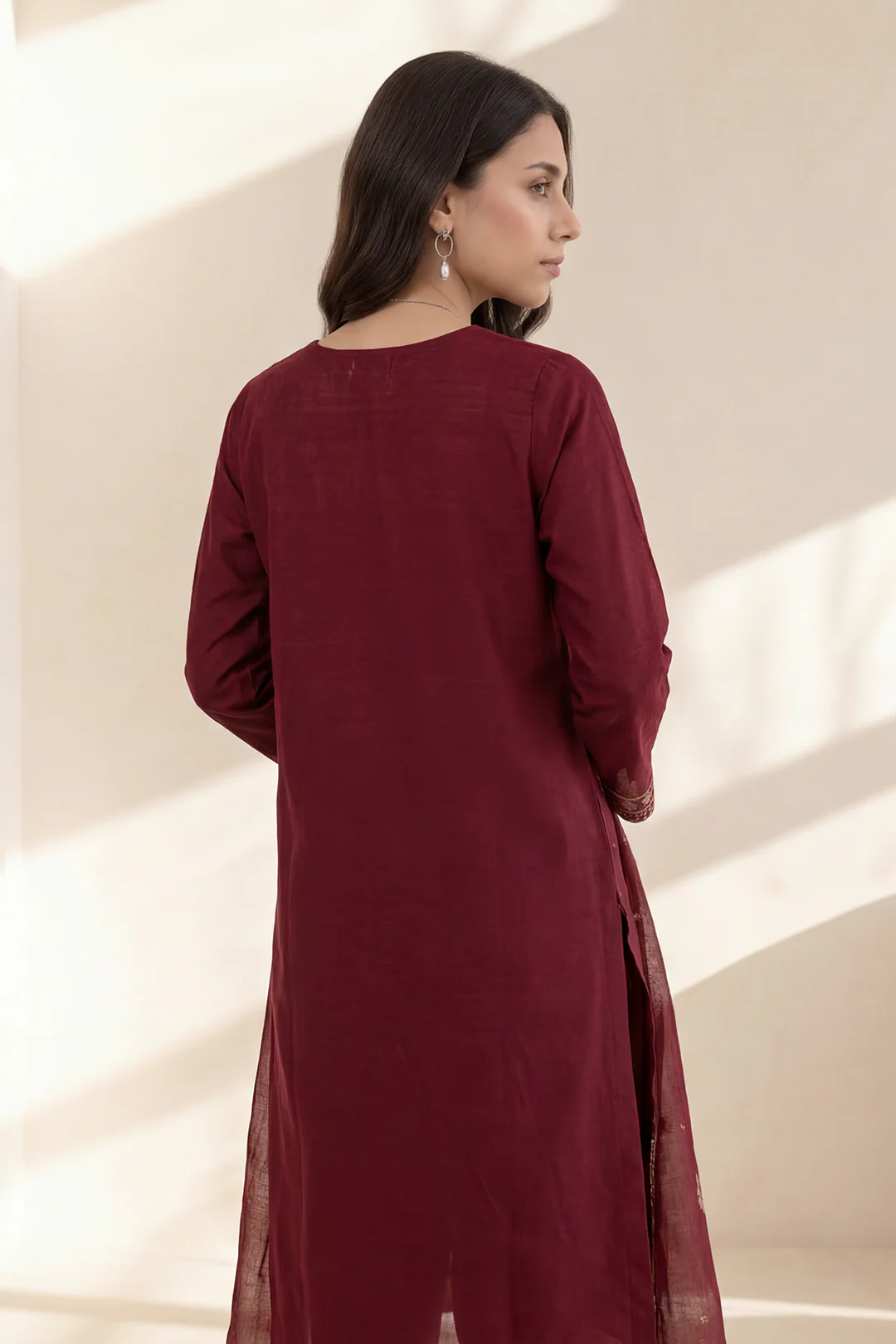 Embroidered Kurta Dupatta Trouser - 2593 - Image 6