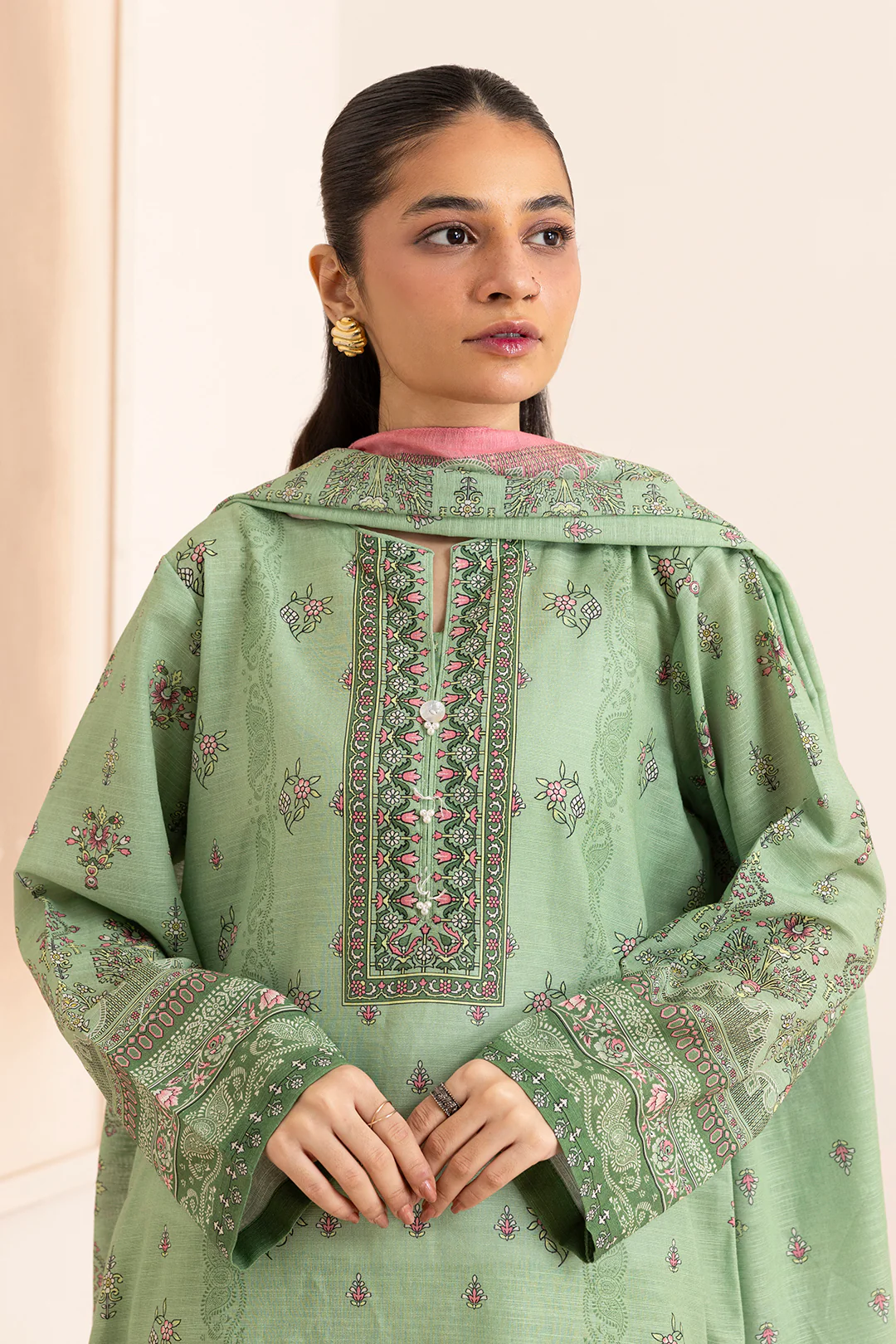 Kurta Dupatta Trouser - 2699 - Image 2