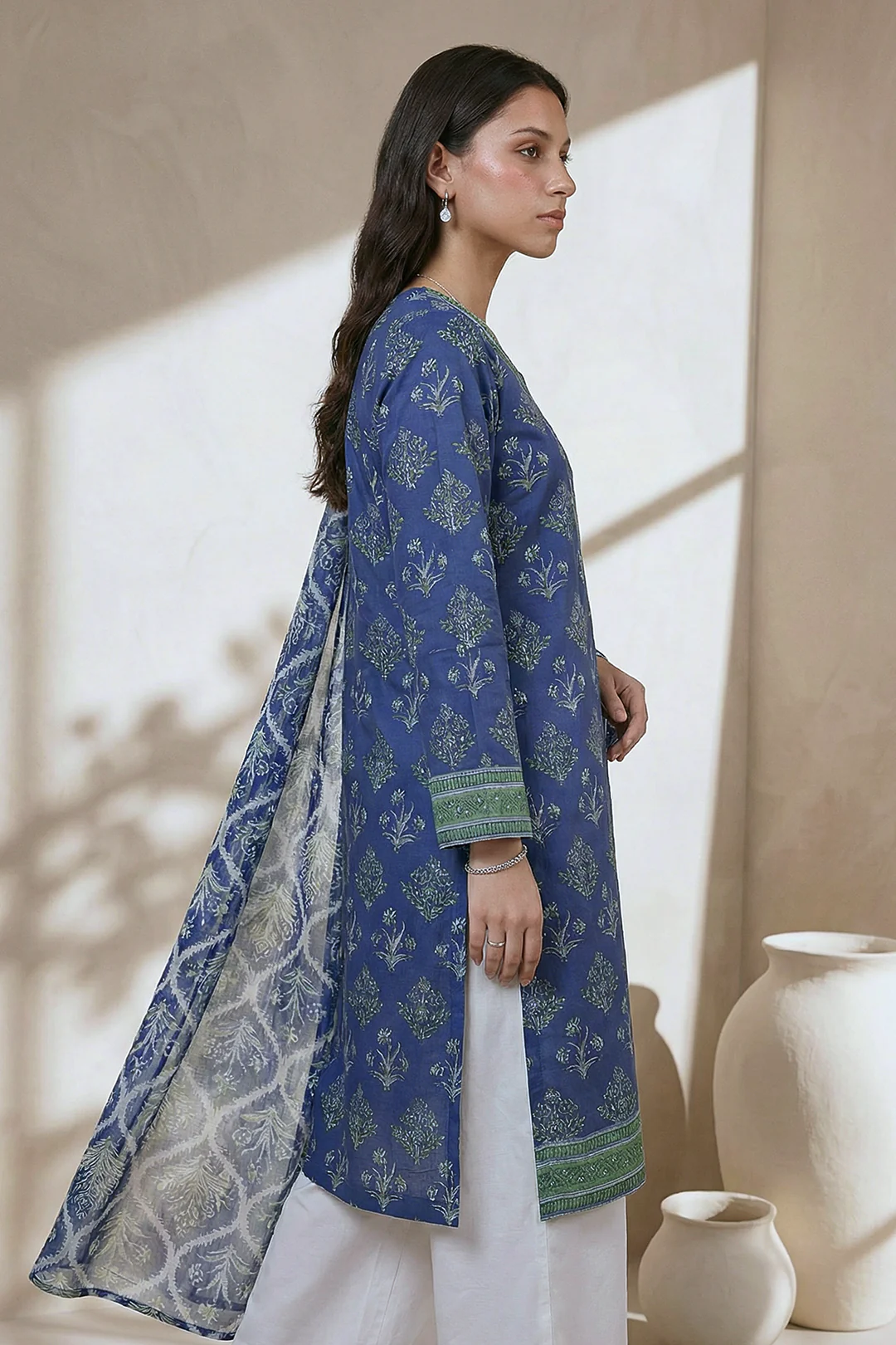 Kurta Dupatta - 2412 - Image 8