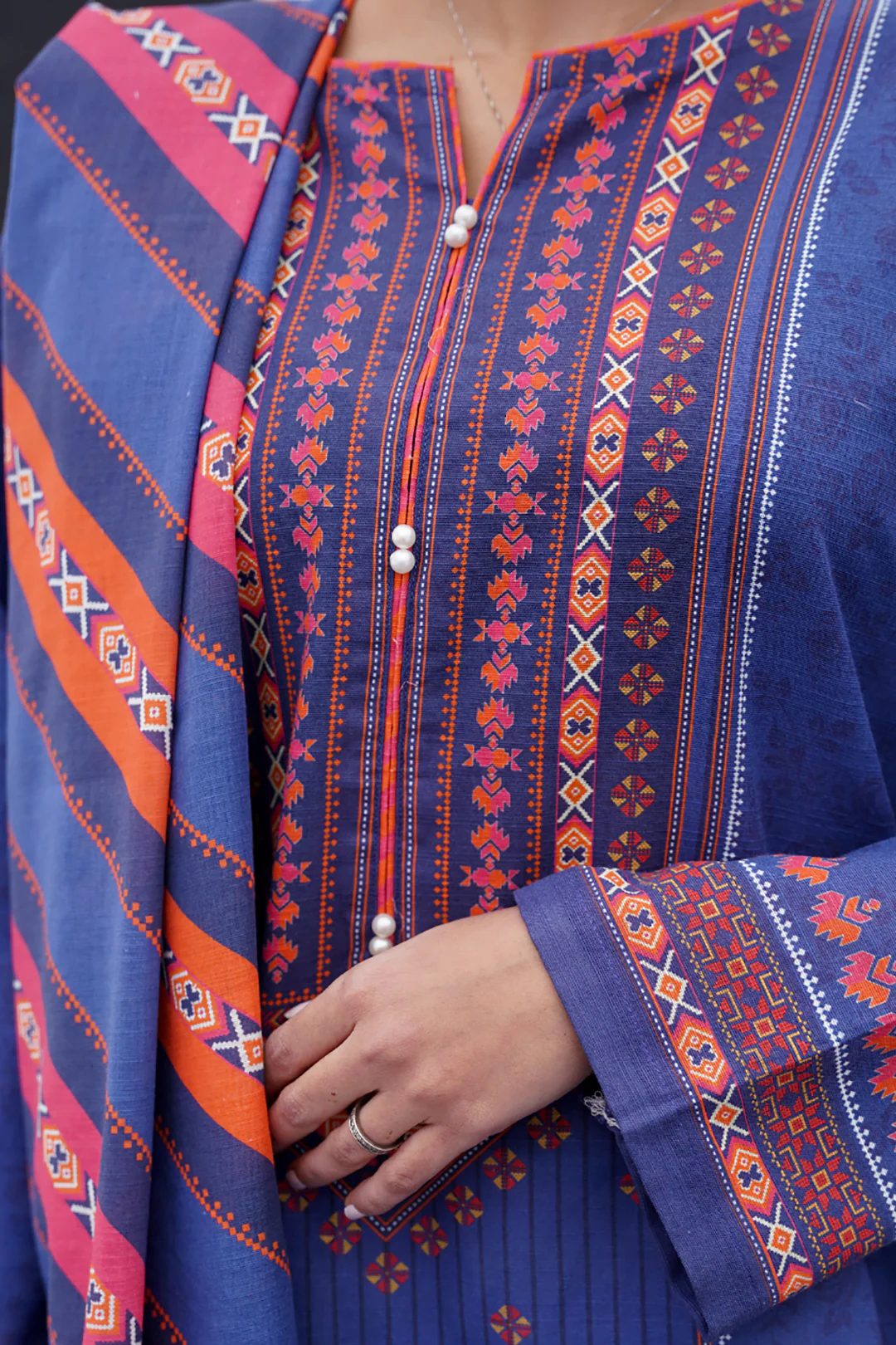 Kurta Dupatta - 0733 - Image 4