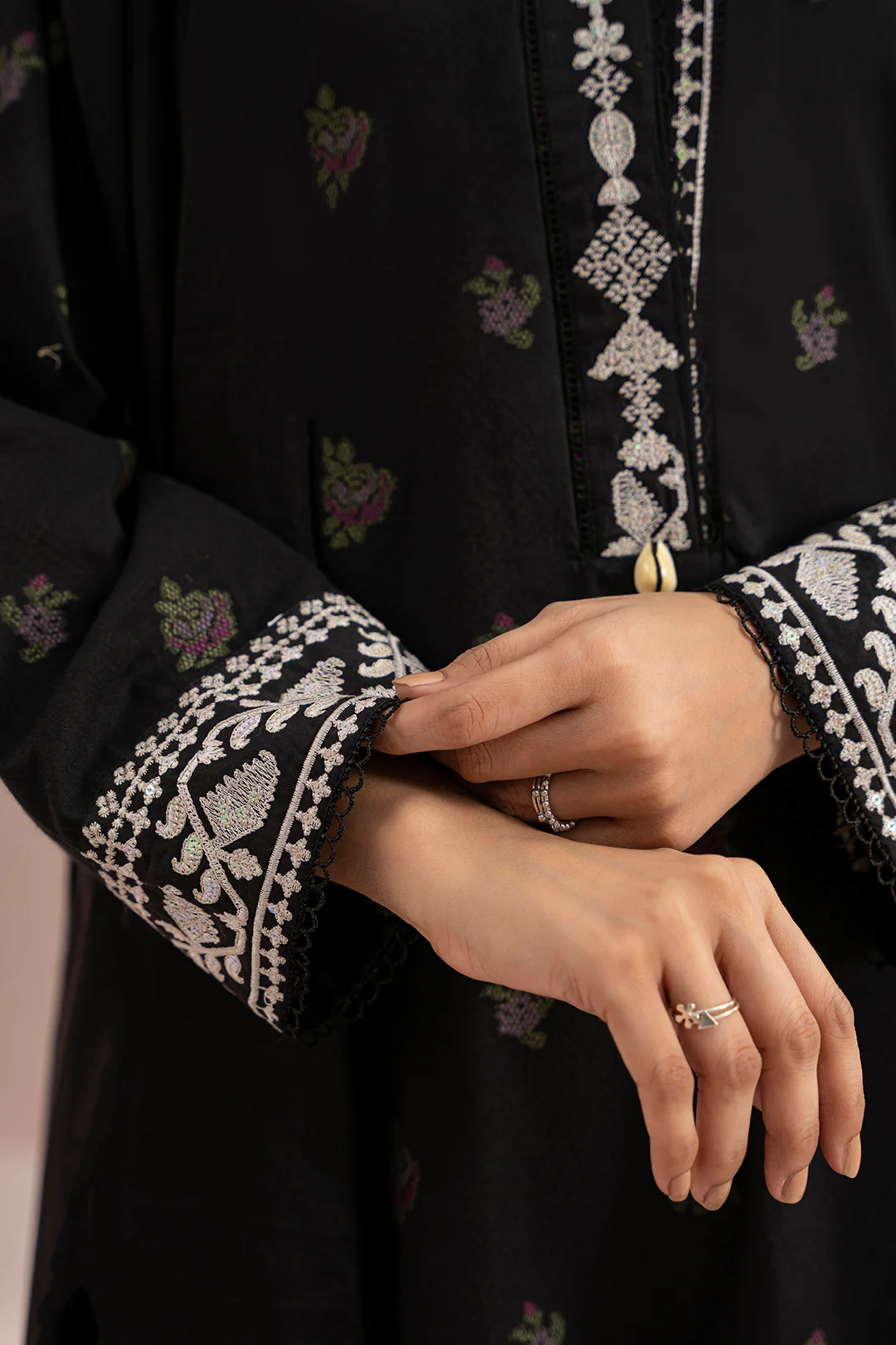 Embroidered Kurta Dupatta - 3345 - Image 6