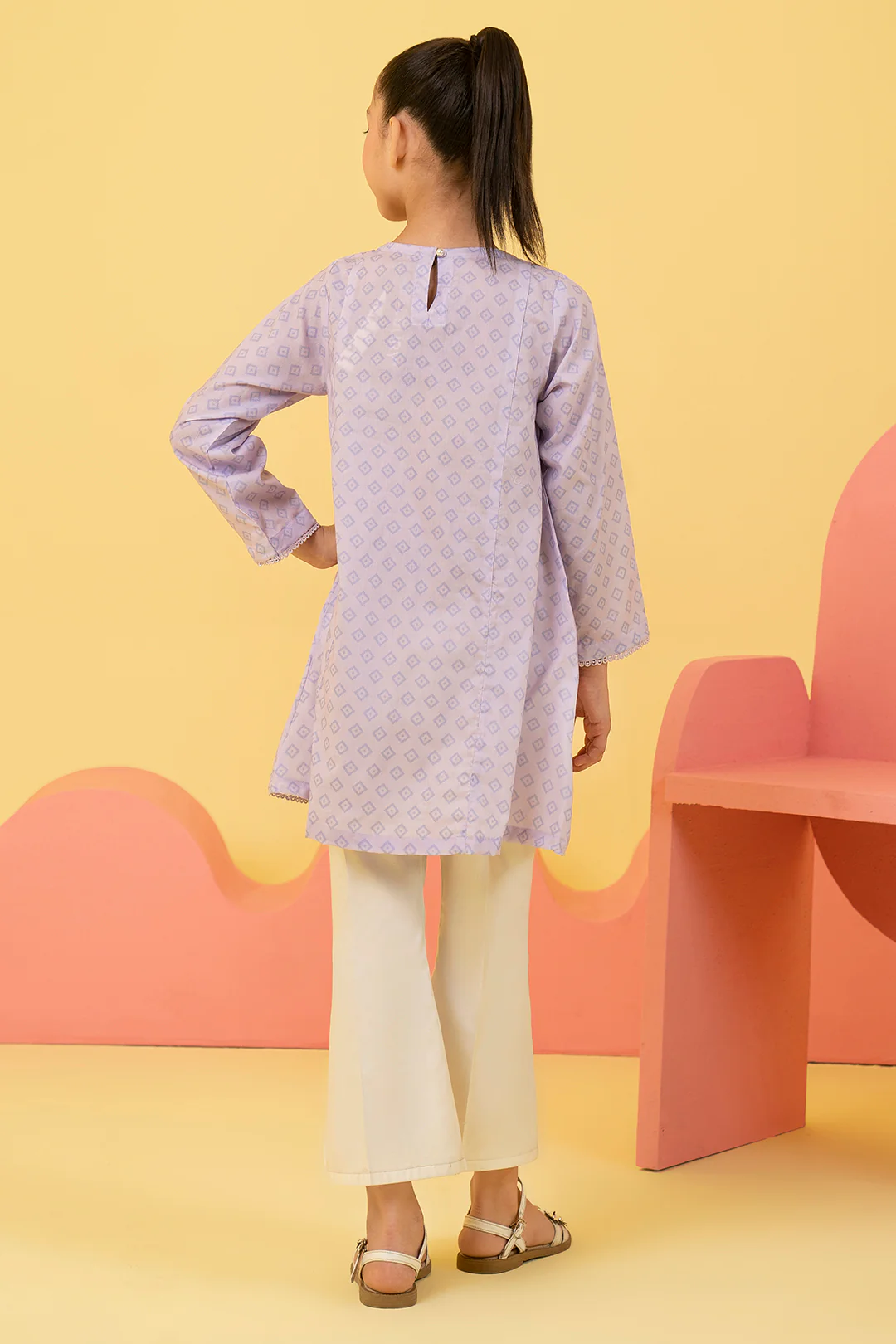 Embroidered Kurta - 1398 - Image 8