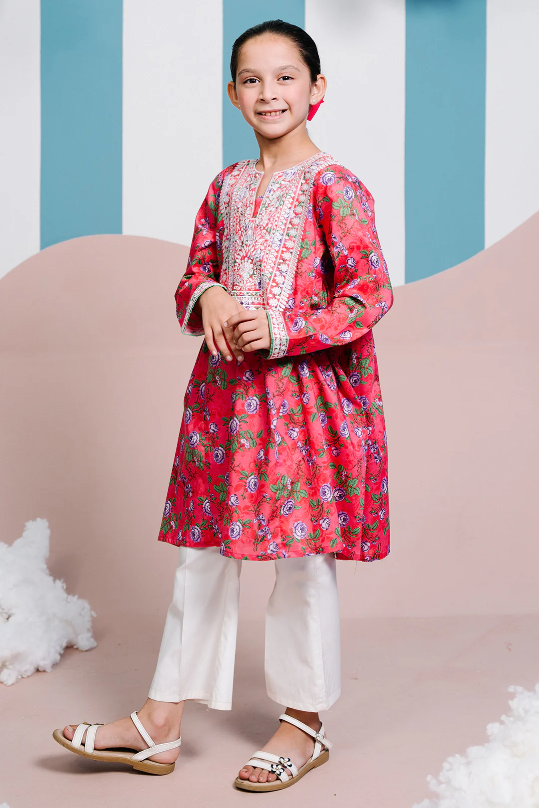 Embroidered Kurta - 1453 - Image 2