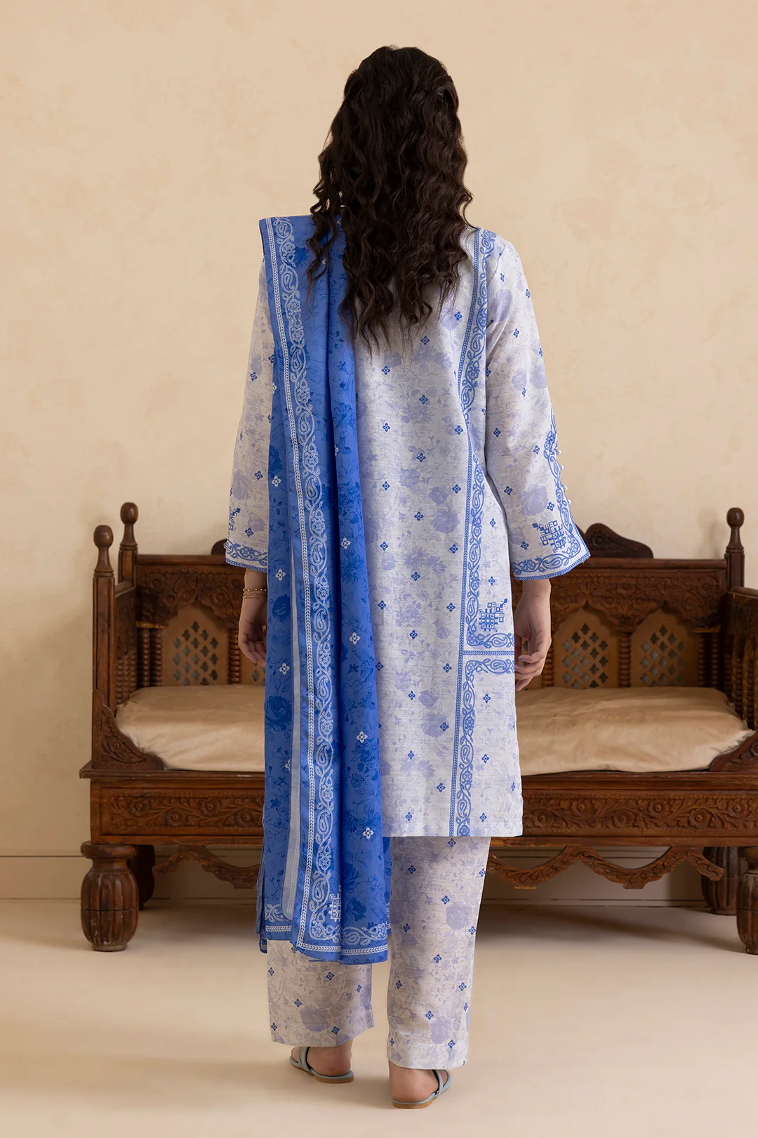 Kurta Shawl Trouser - 2790 - Image 8