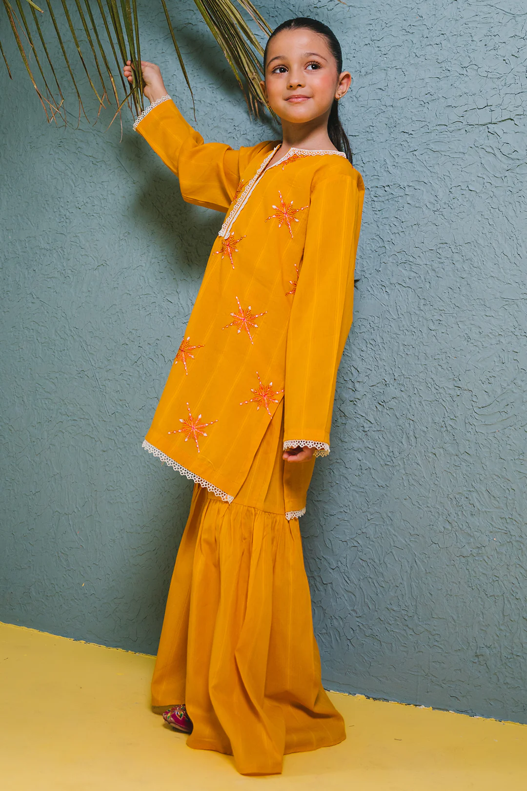 Embroidered Kurta Trouser - 2465 - Image 7