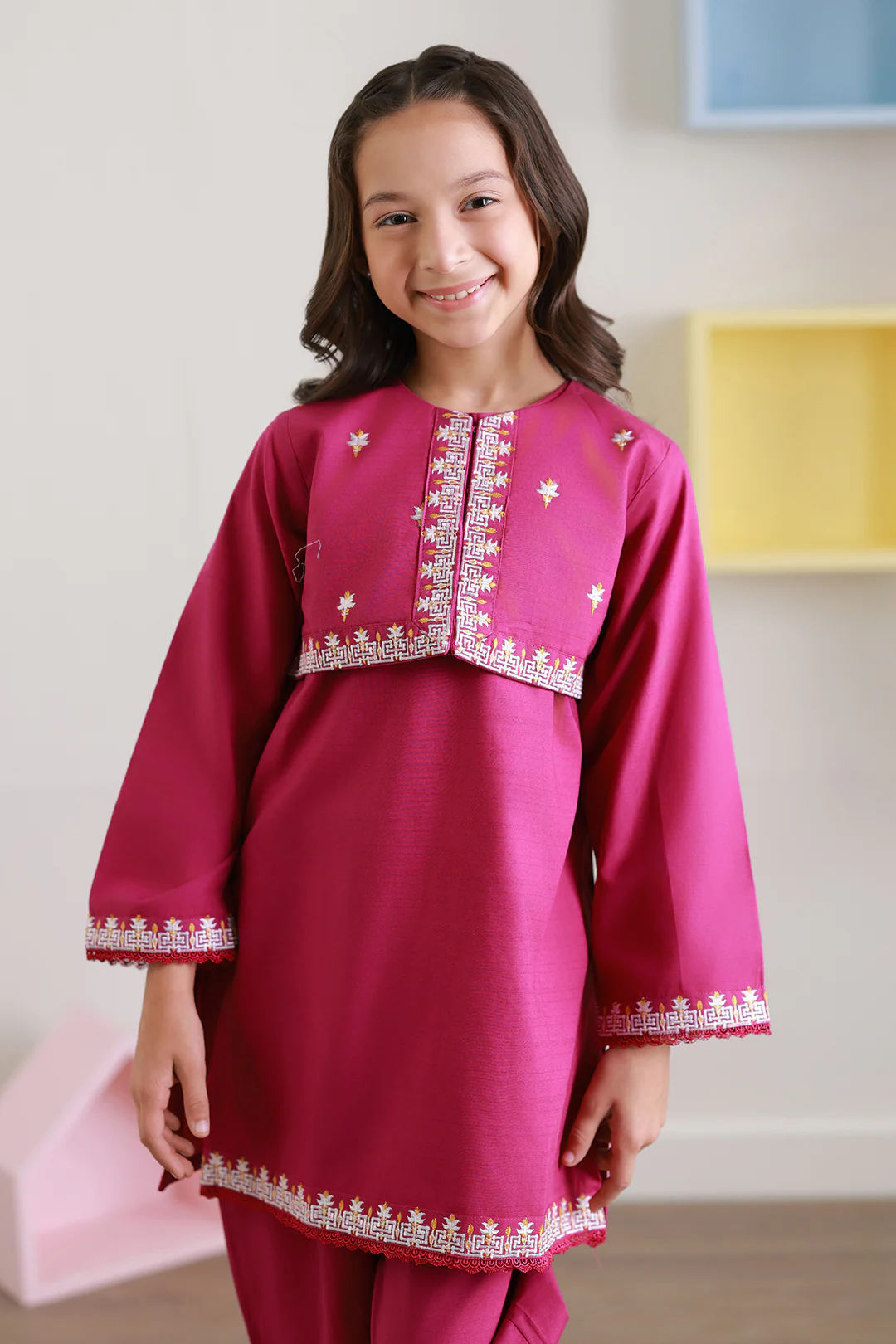Embroidered Kurta Trouser - 2188 - Image 2