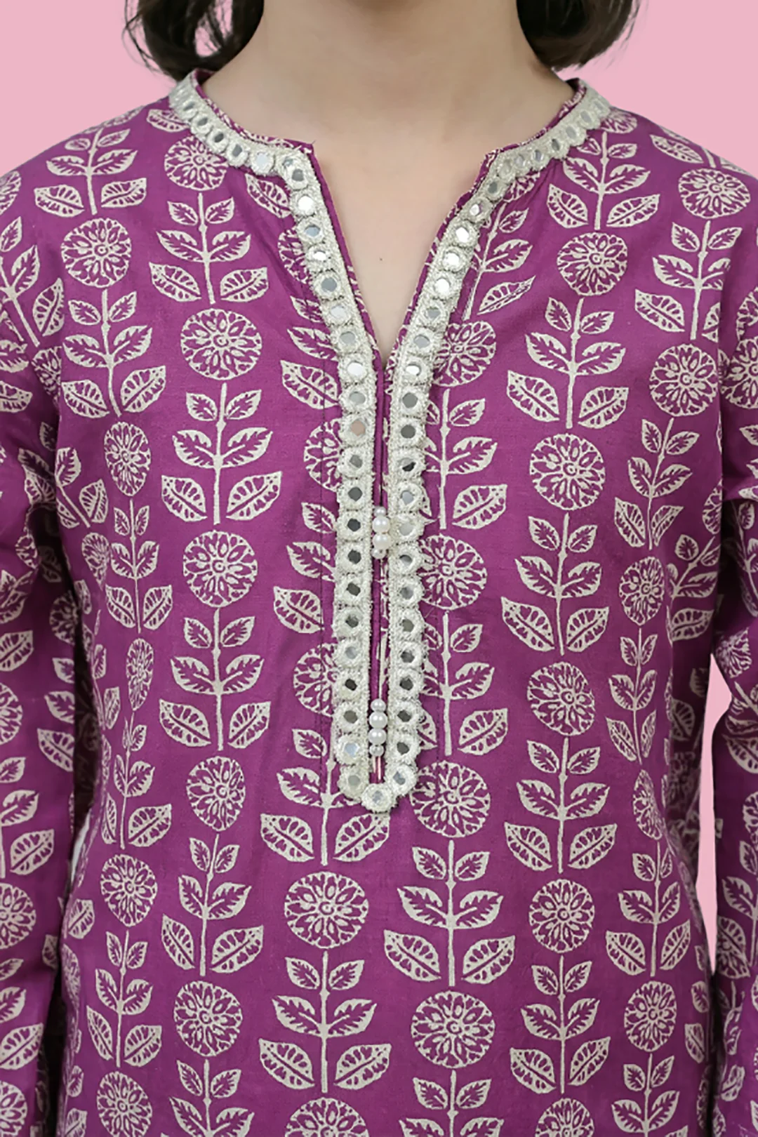 Embroidered Kurta Trouser - 2419 - Image 3