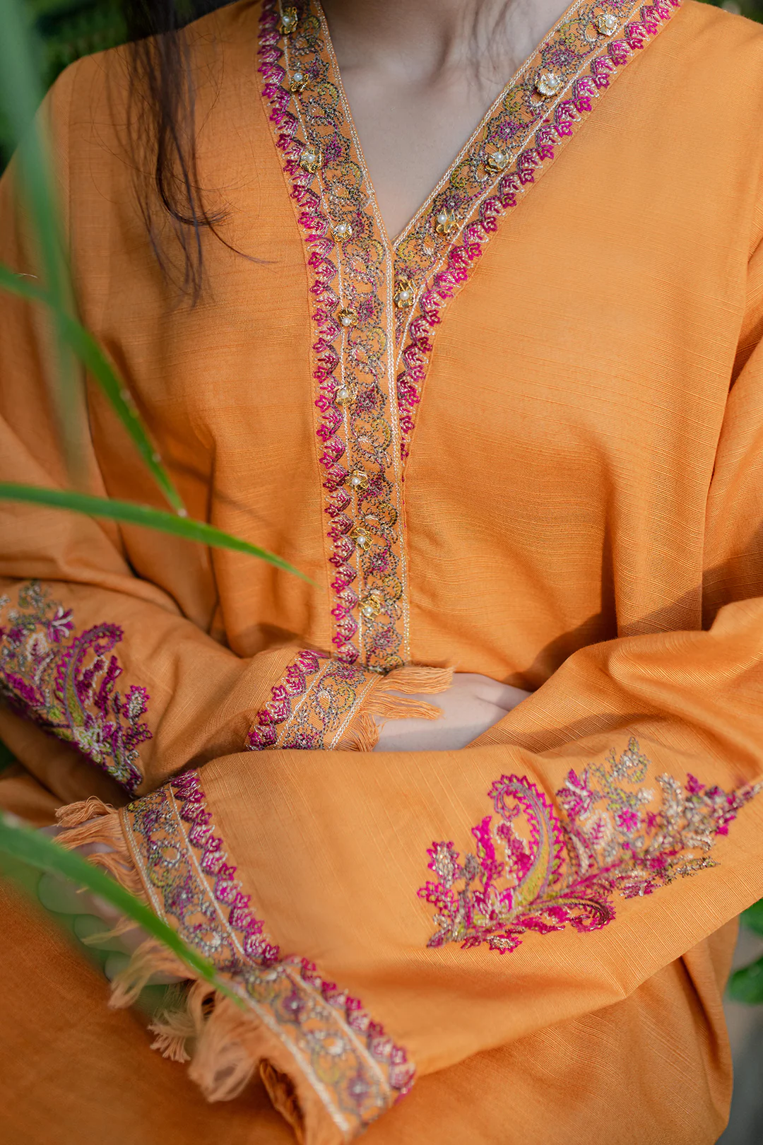 Embroidered Kurta Trouser - 1289 - Image 3