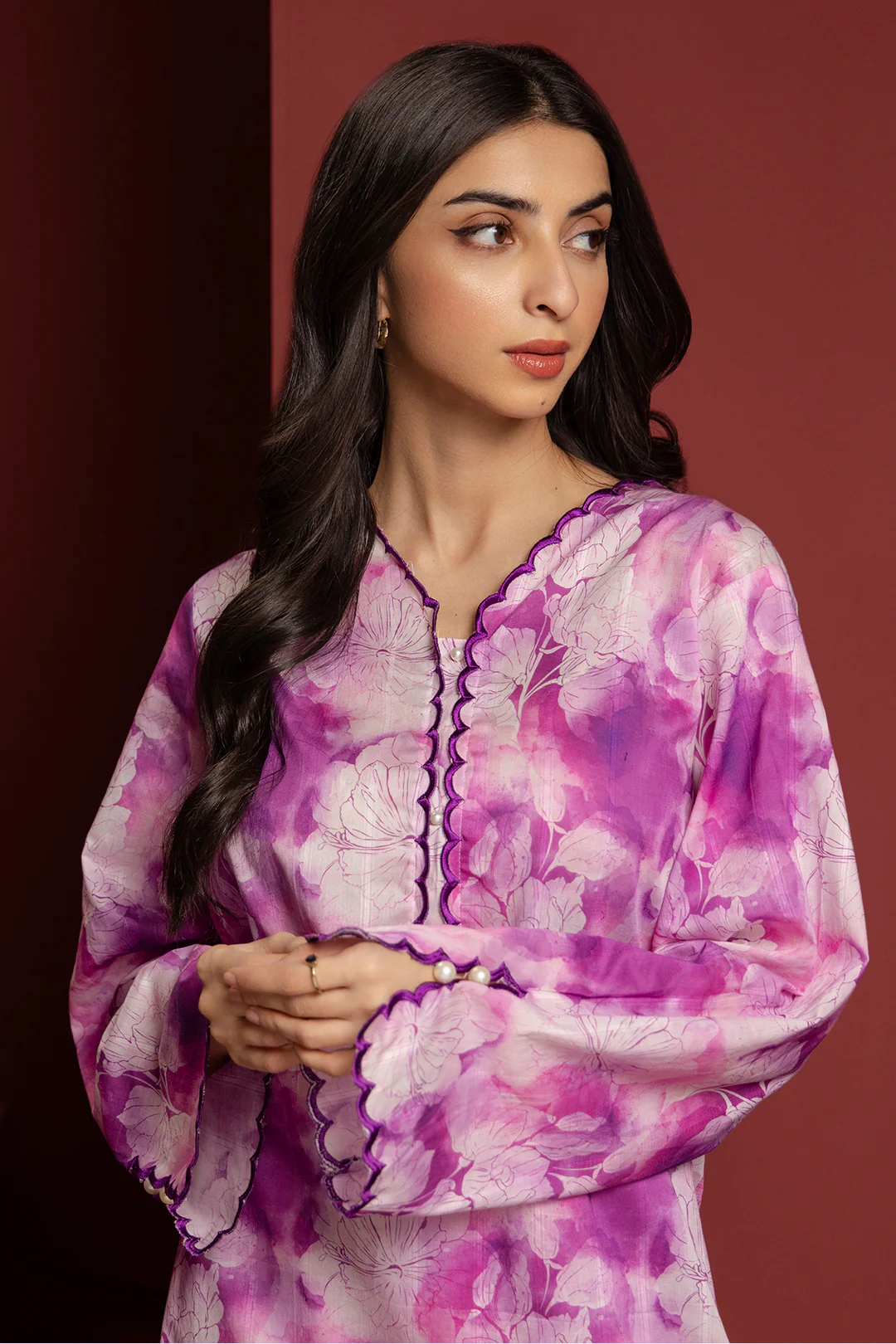 Embroidered Kurta Trouser - 2900 - Image 2