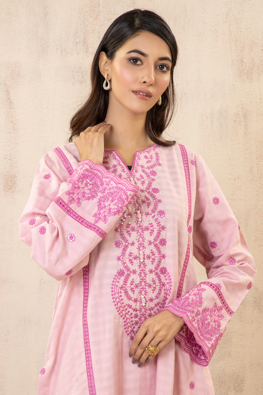Embroidered Kurta Trouser - 3331 - Image 2