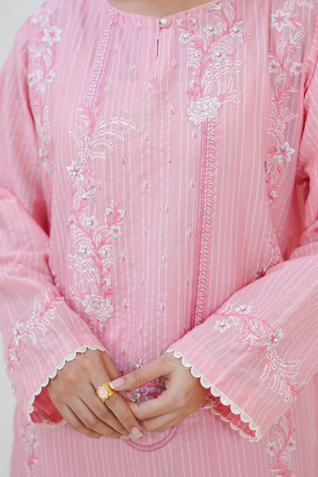 Embroidered Kurta Trouser - 1104 - Image 3