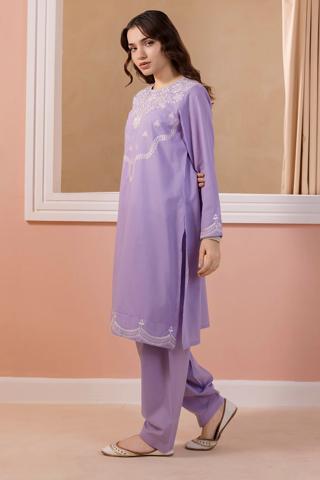 Embroidered Kurta Shalwar - 1938 - Image 3
