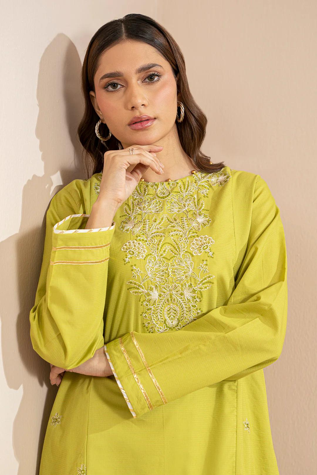 Embroidered Kurta Trouser - 1446 - Image 2