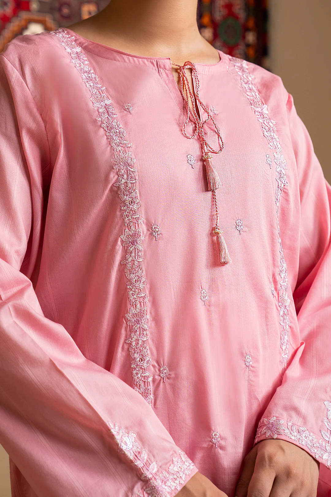 Embroidered Kurta Trouser - 1447 - Image 5