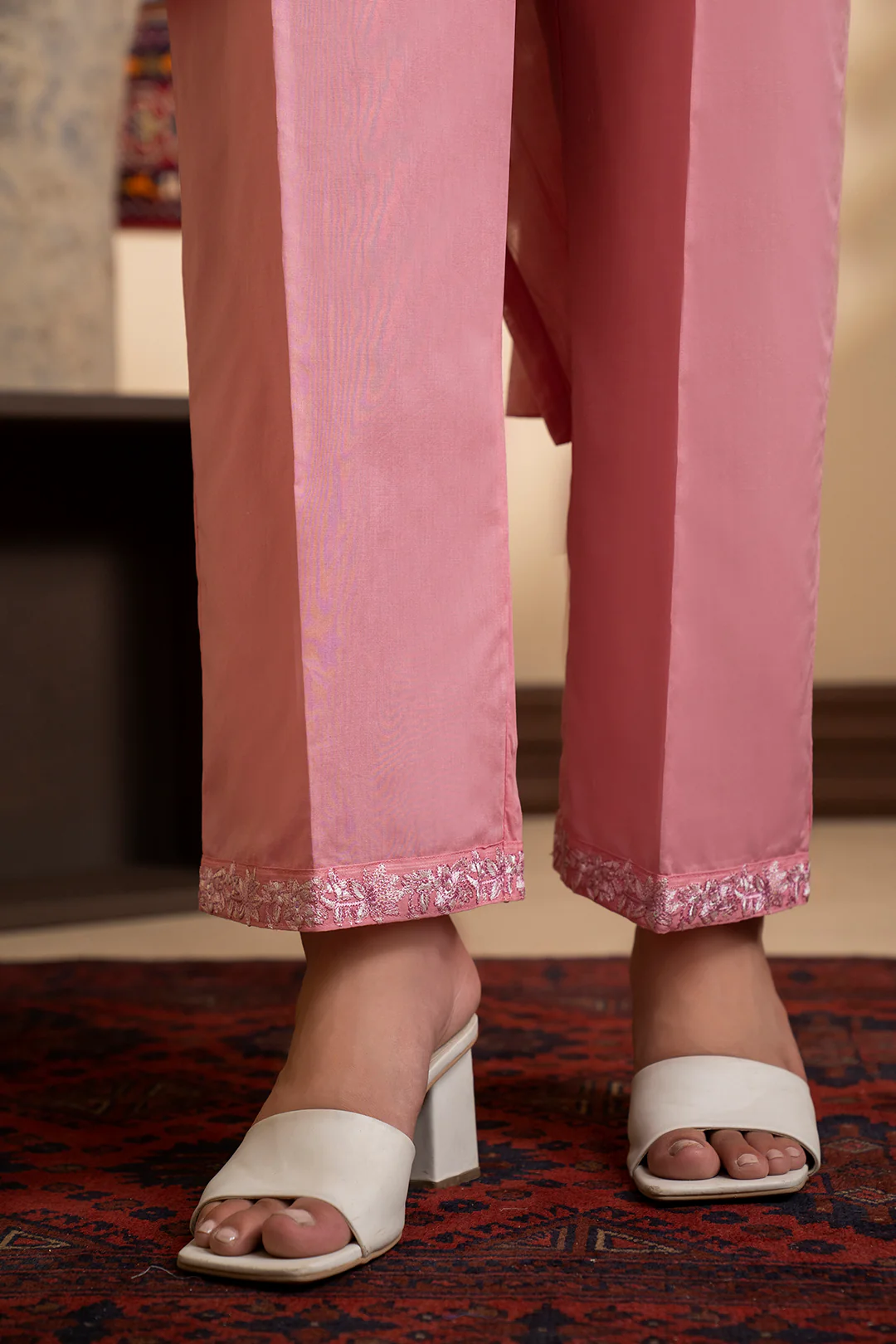 Embroidered Kurta Trouser - 1447 - Image 7