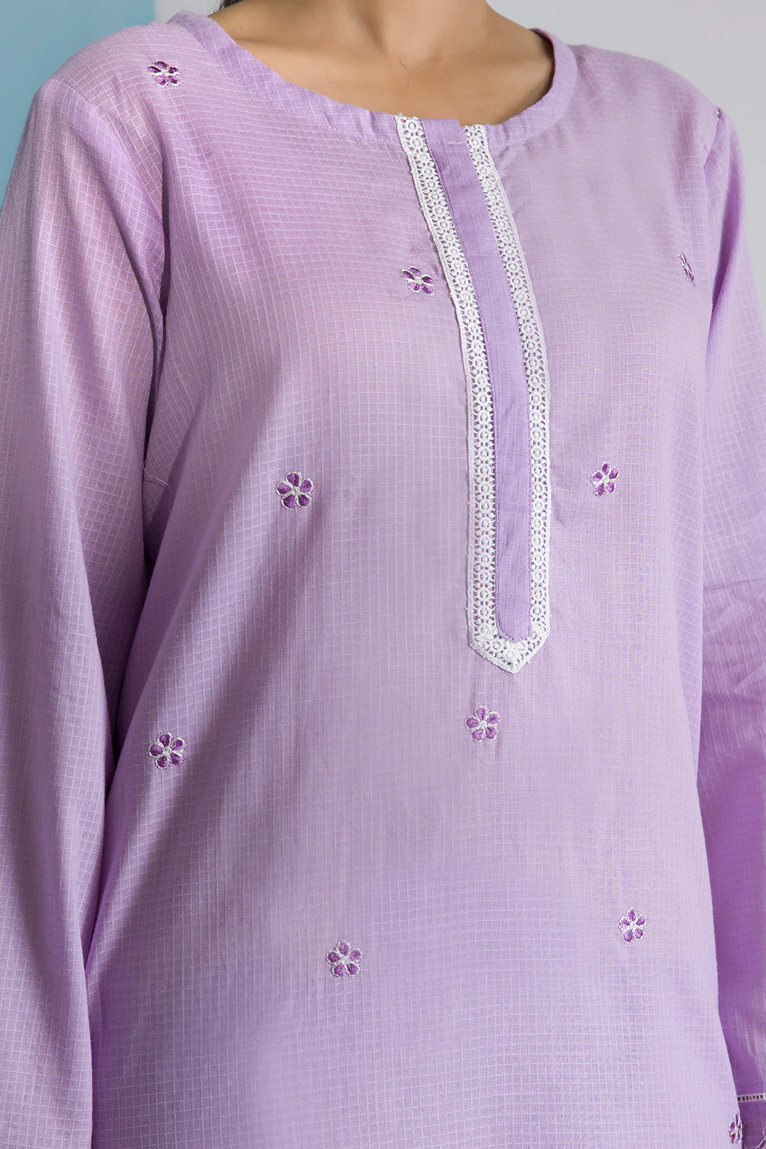 Embroidered Kurta Trouser - 1692 - Image 4