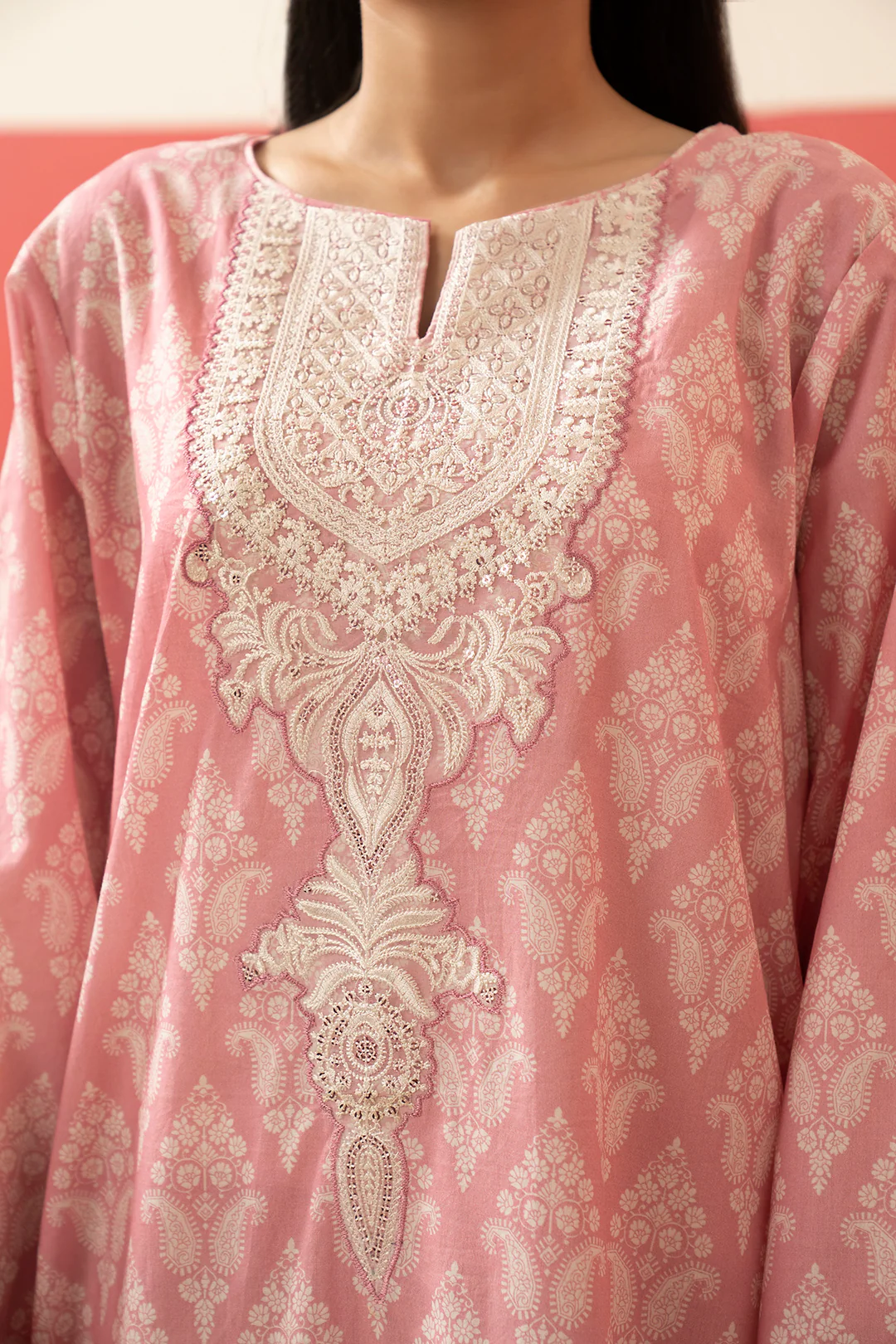 Embroidered Kurta Trouser - 1693 - Image 5
