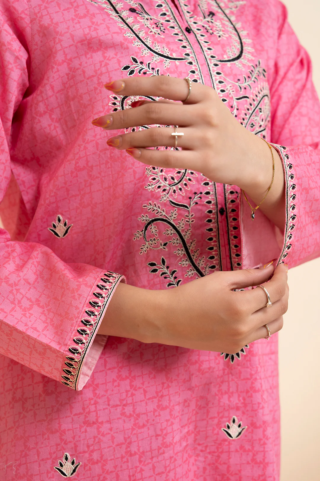 Embroidered Kurta Trouser - 1771 - Image 6