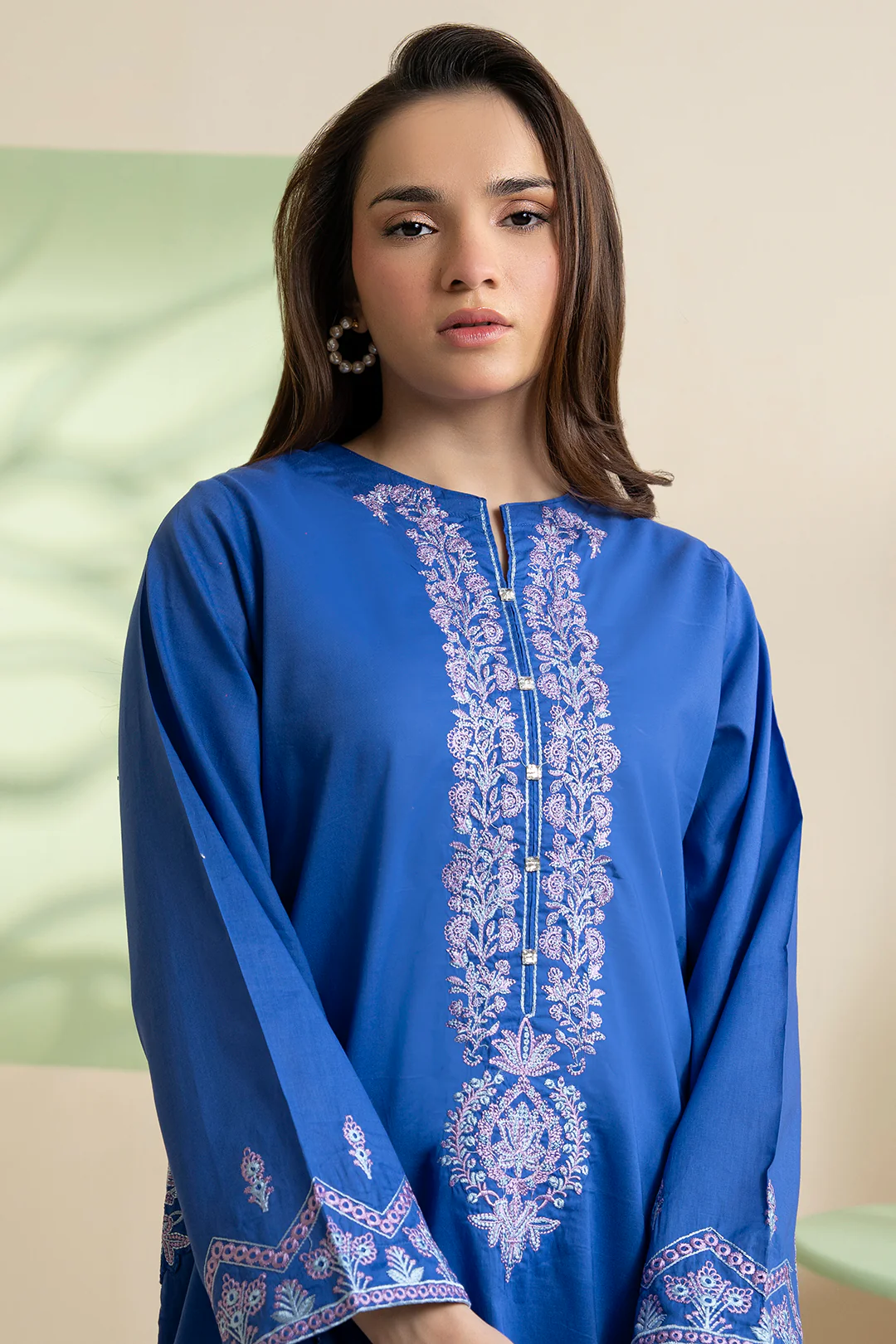 Embroidered Kurta Trouser - 1819 - Image 2