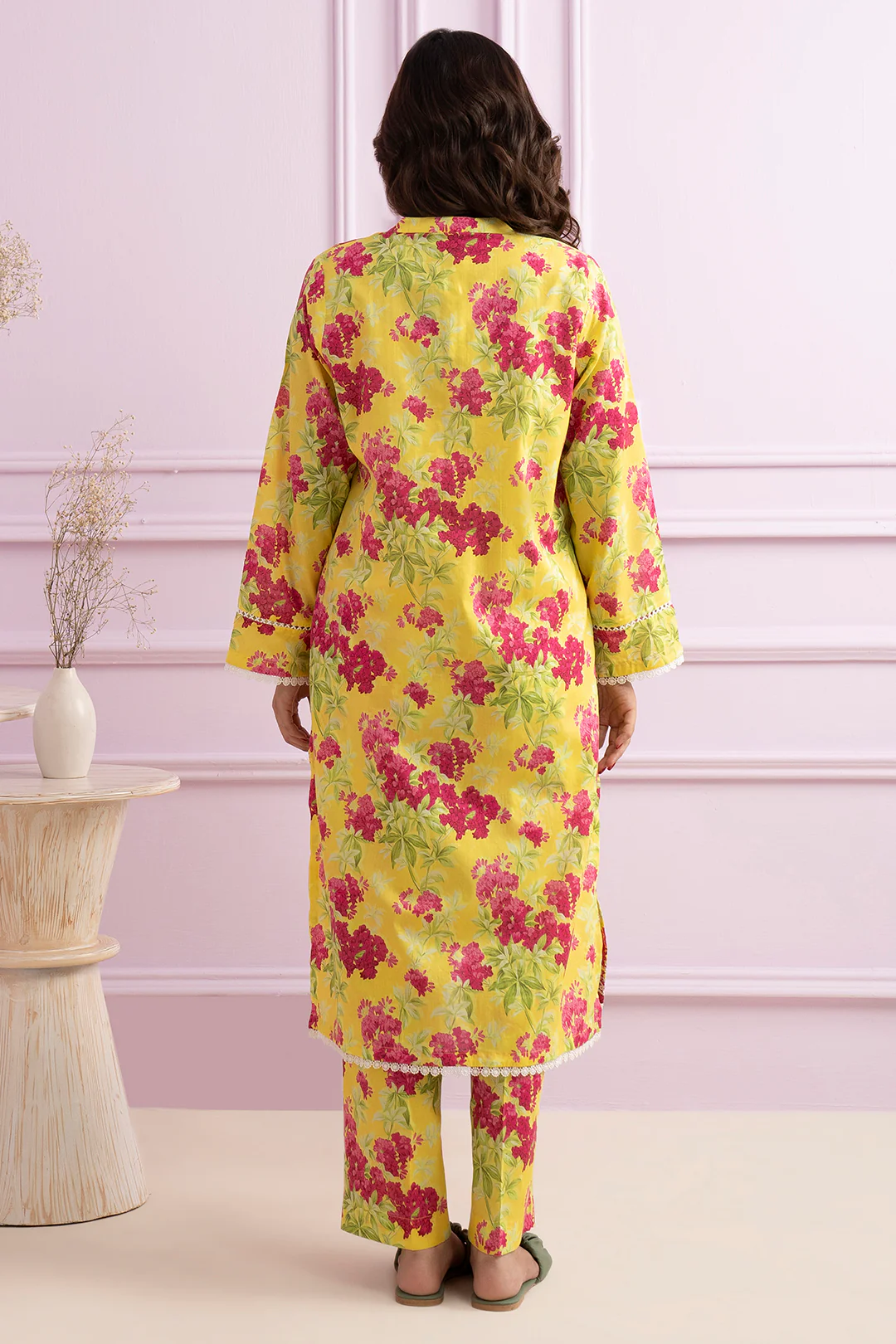 Embroidered Kurta Trouser - 1922 - Image 9