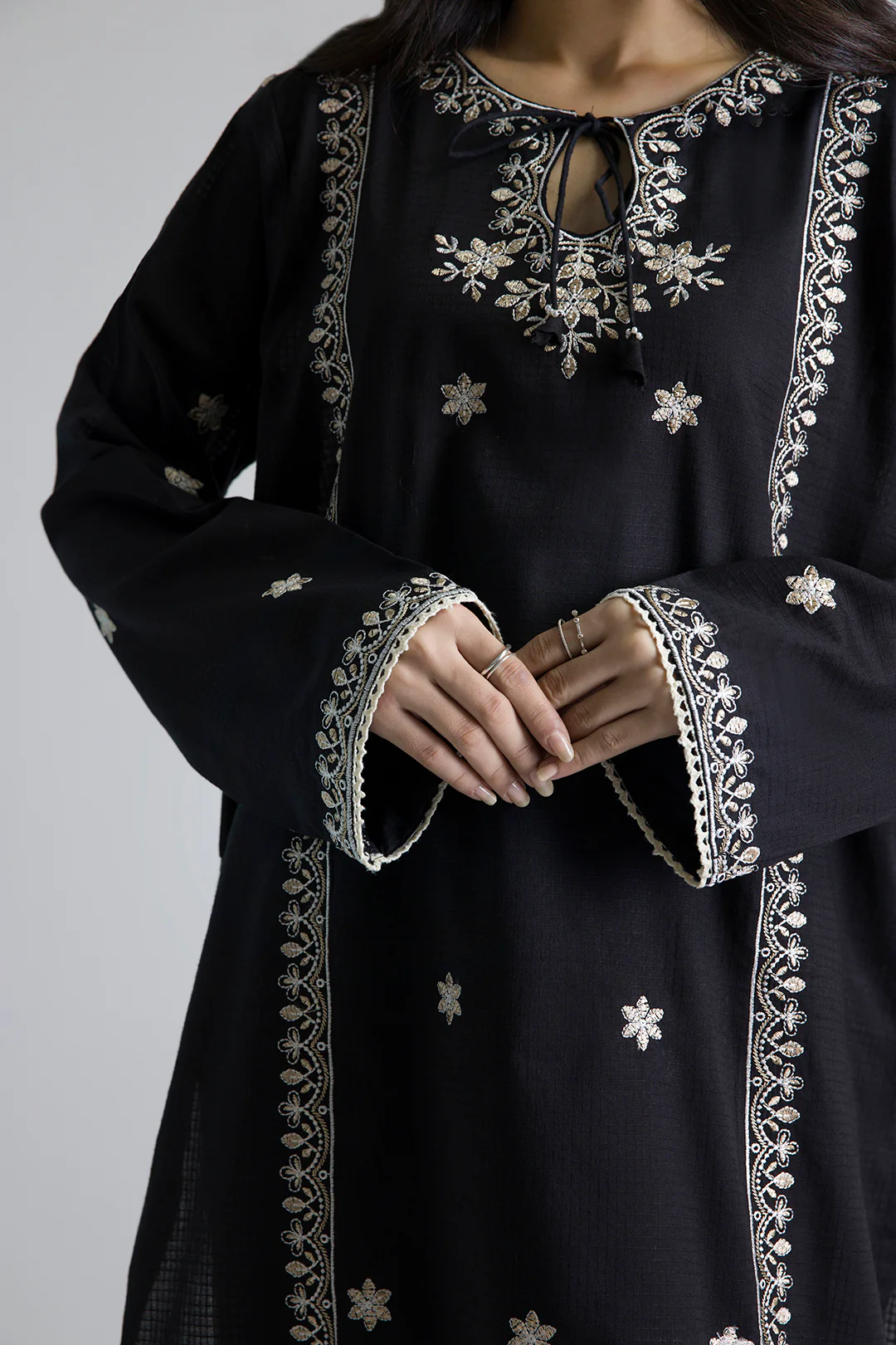 Embroidered Kurta Trouser - 1980 - Image 5