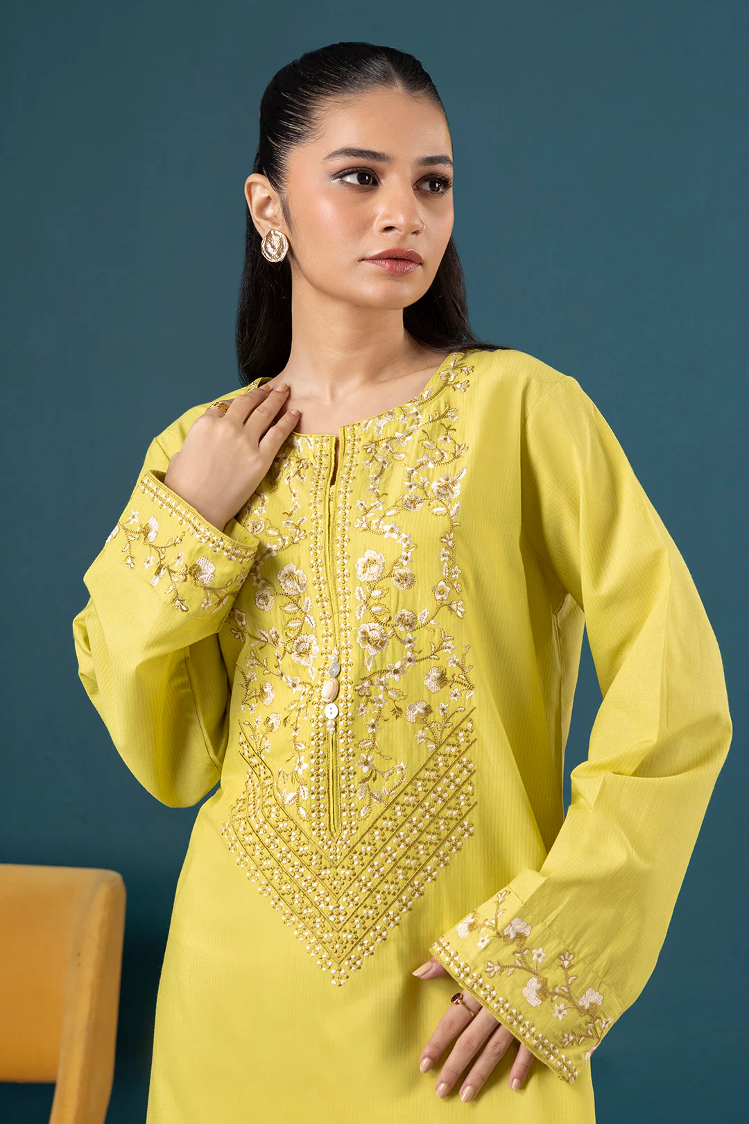 Embroidered Kurta Trouser - 2014 - Image 2