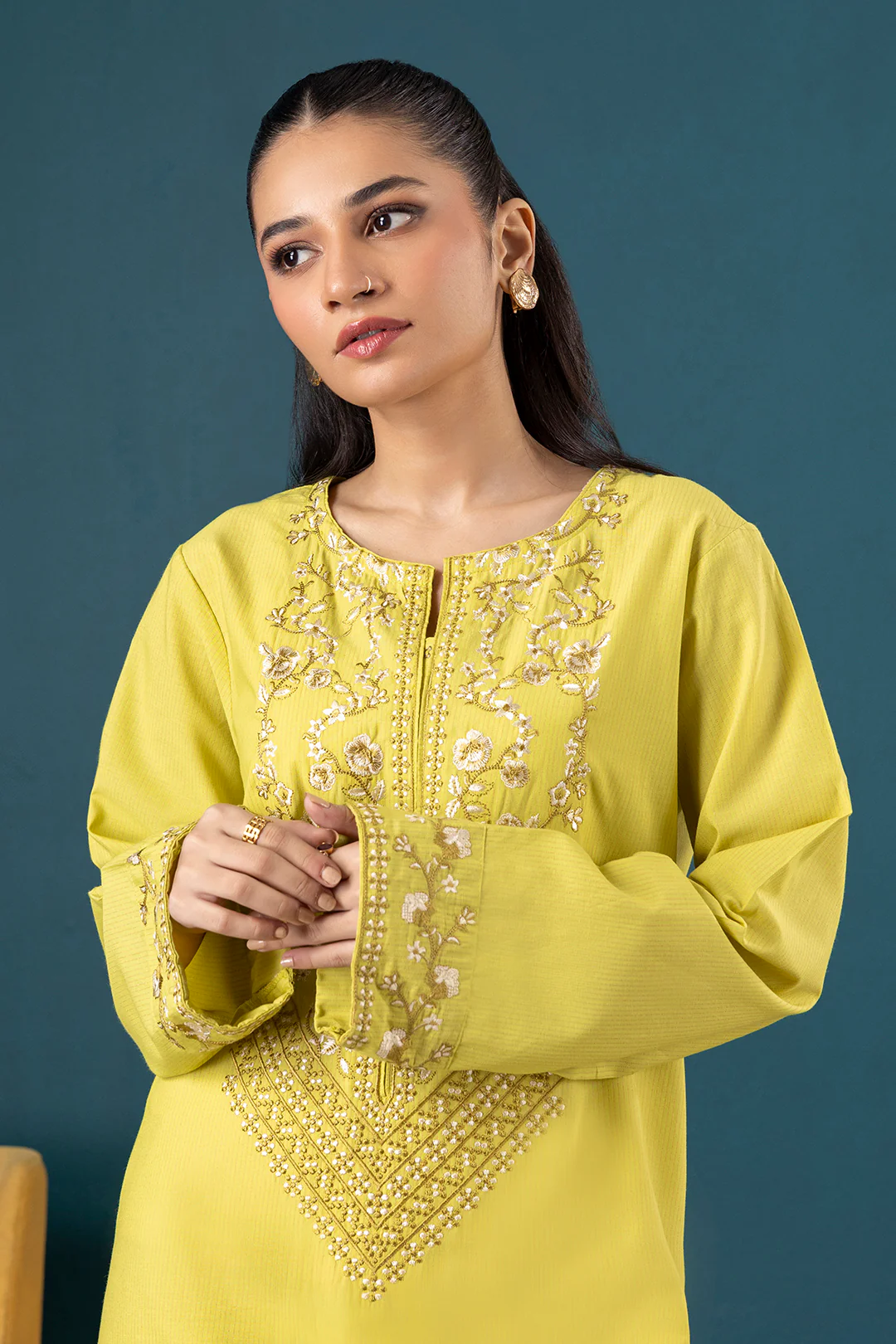 Embroidered Kurta Trouser - 2014 - Image 4