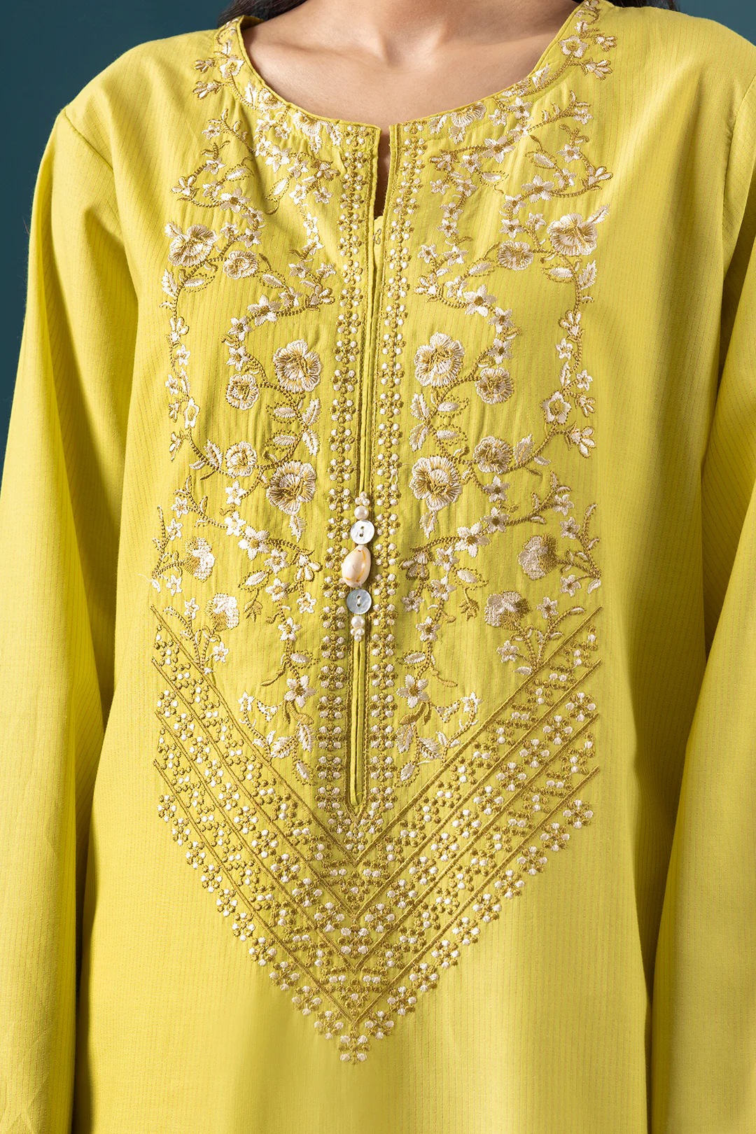 Embroidered Kurta Trouser - 2014 - Image 5