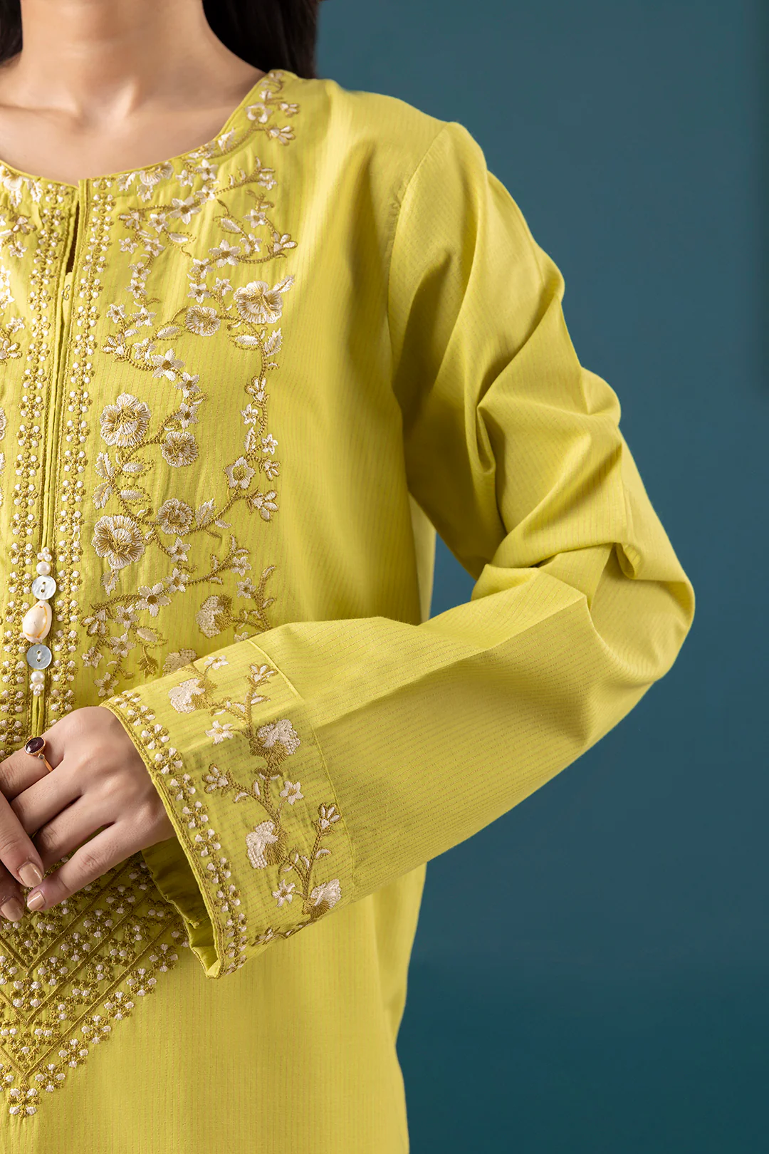 Embroidered Kurta Trouser - 2014 - Image 6