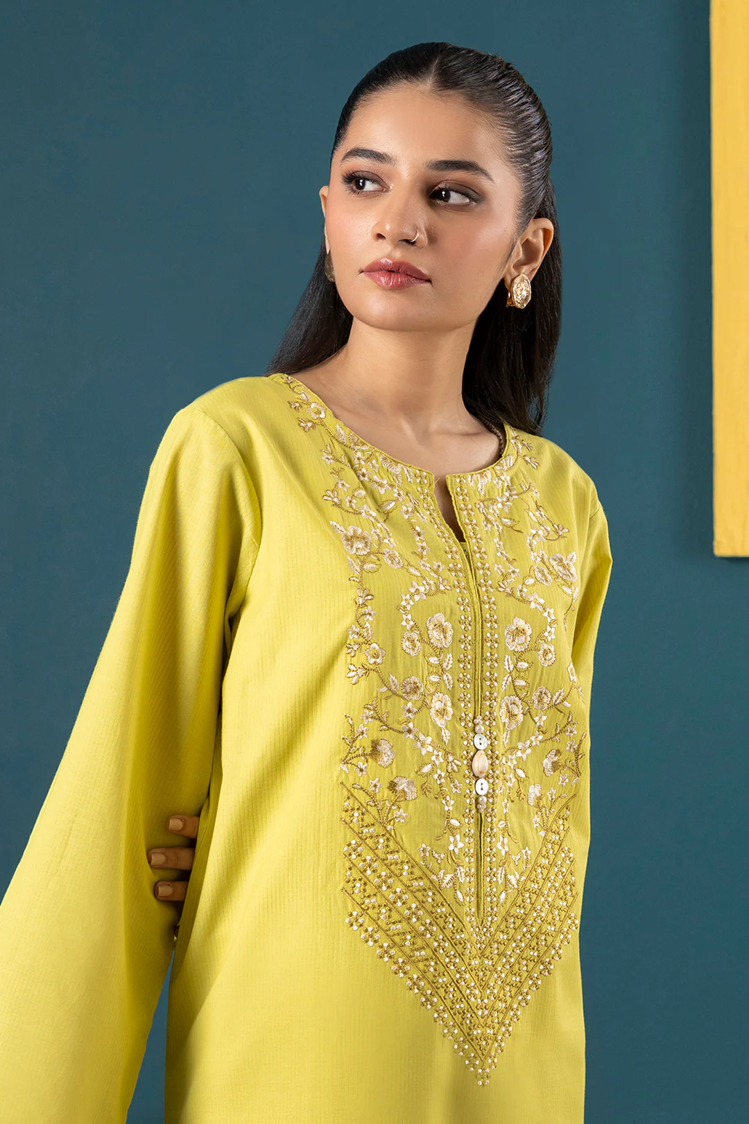 Embroidered Kurta Trouser - 2014 - Image 7