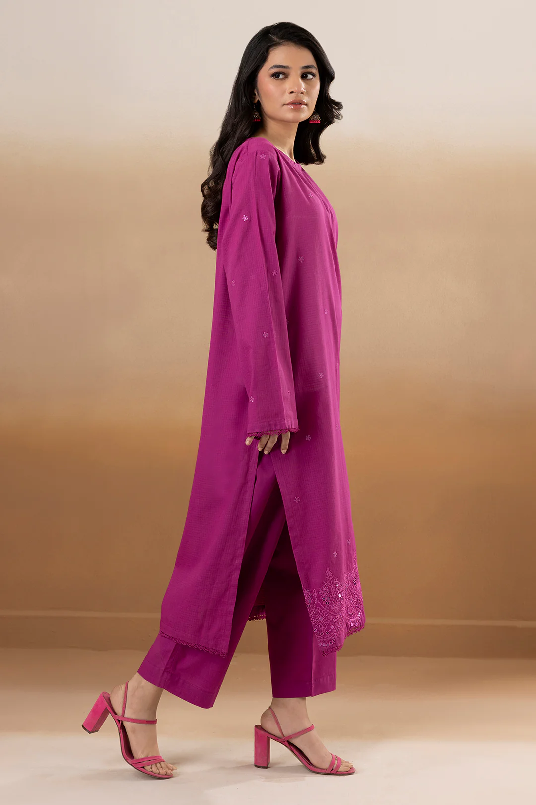 Embroidered Kurta Trouser - 2015 - Image 5