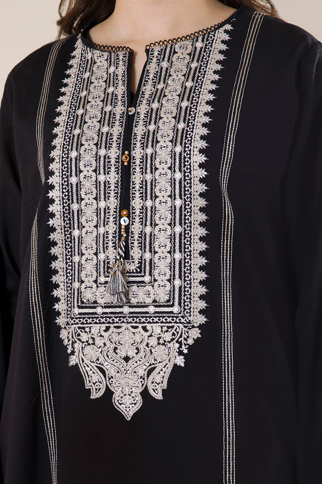 Embroidered Kurta Trouser - 2557 - Image 16