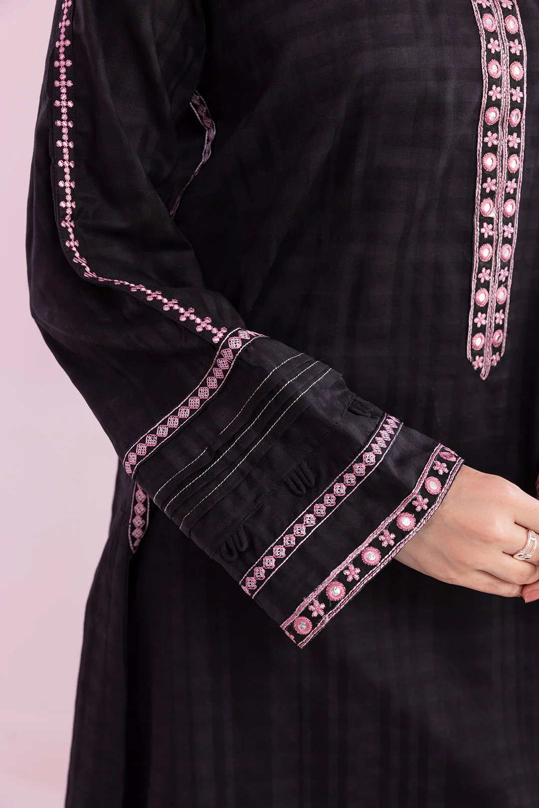 Embroidered Kurta Trouser - 2563 - Image 4