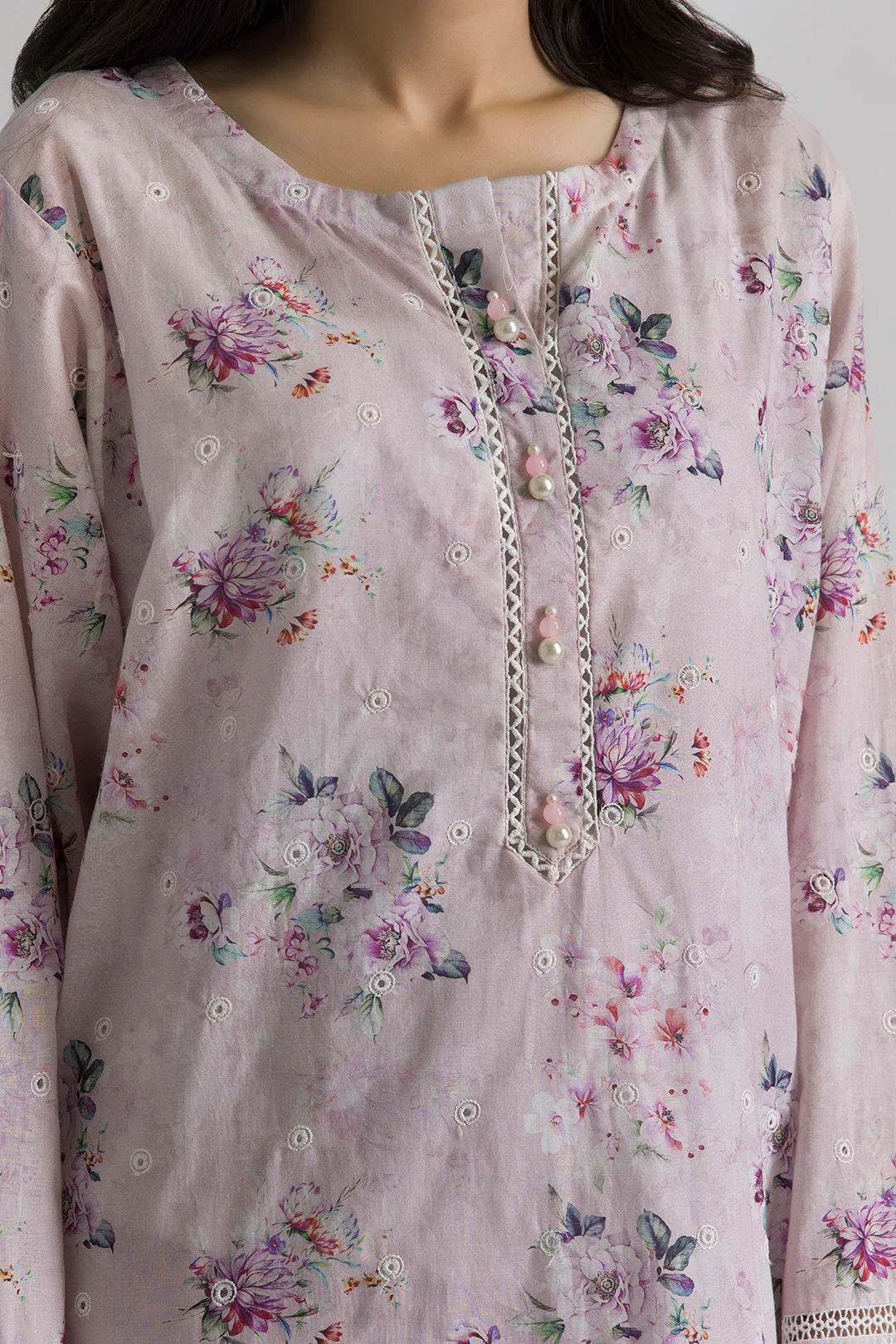 Embroidered Kurta Trouser - 2594 - Image 5