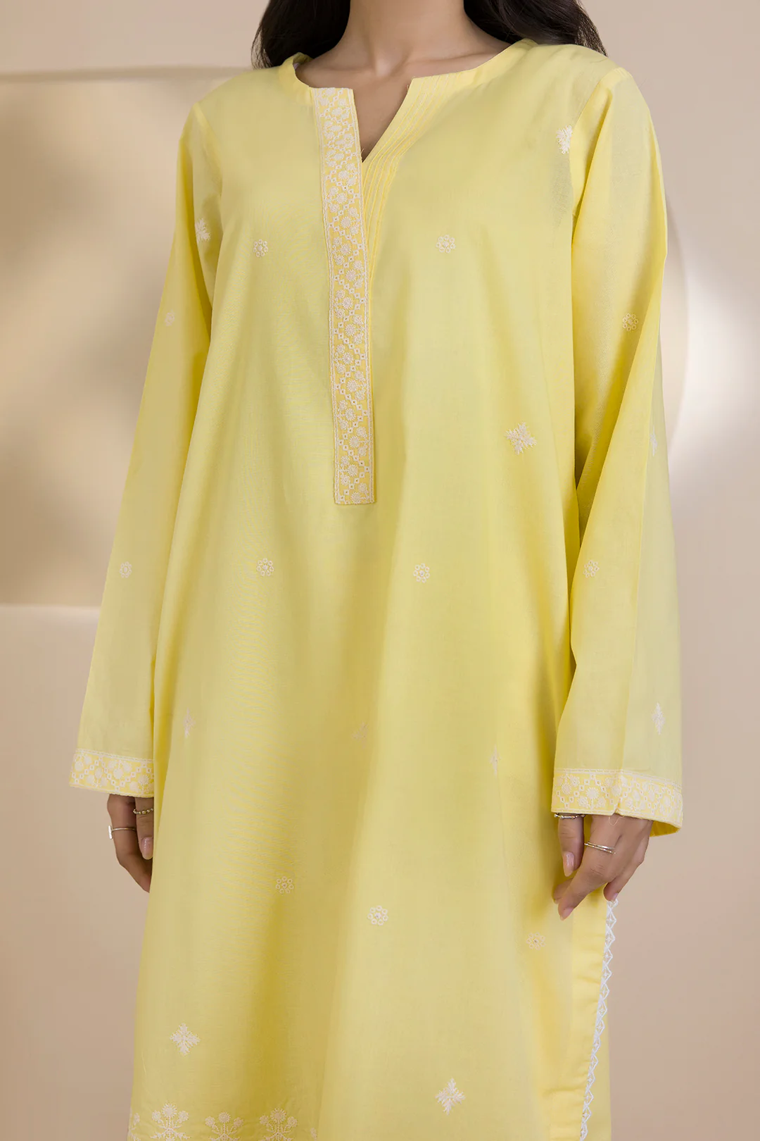 Embroidered Kurta Trouser - 2601 - Image 7