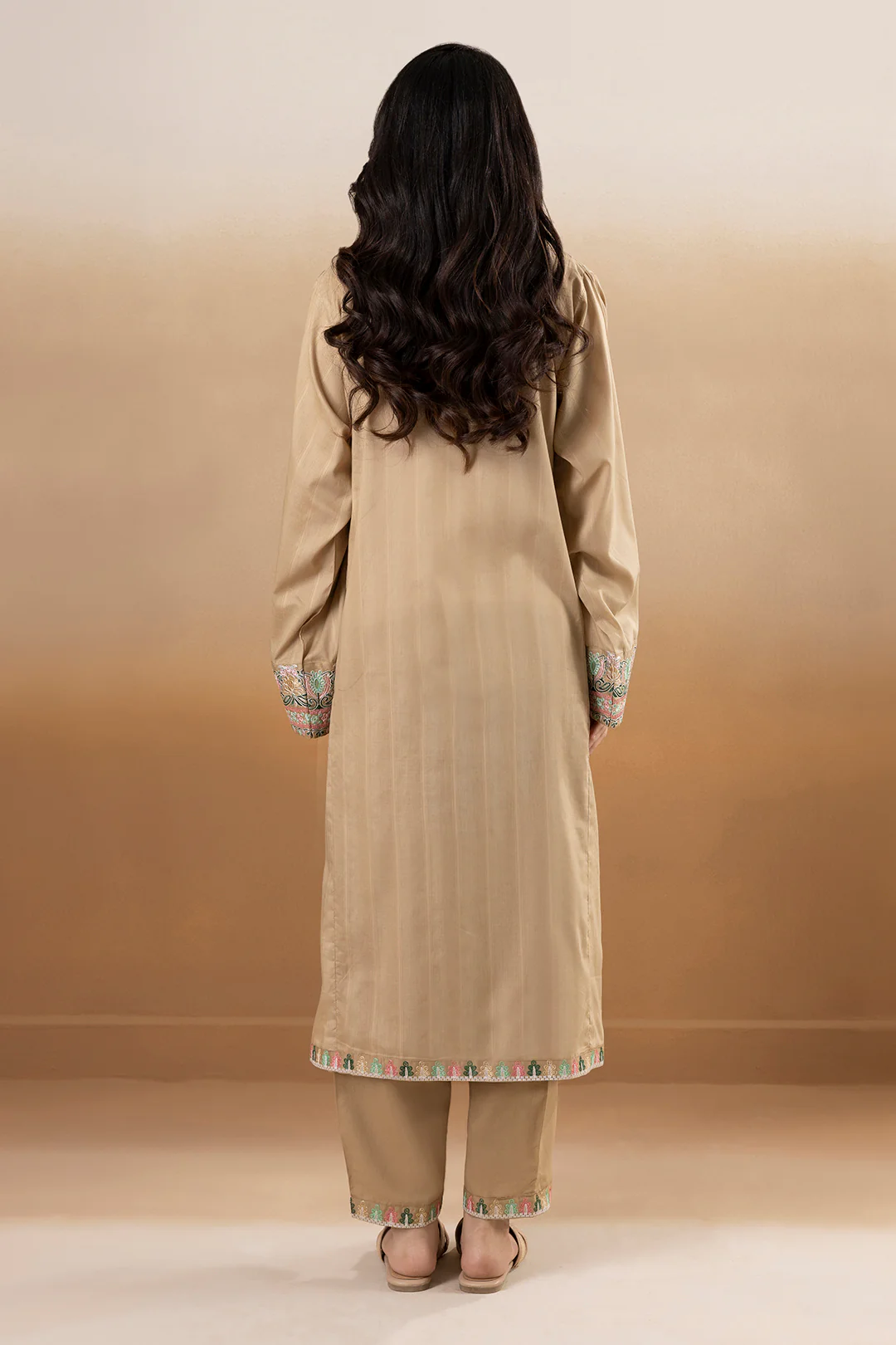 Embroidered Kurta Trouser - 2675 - Image 7