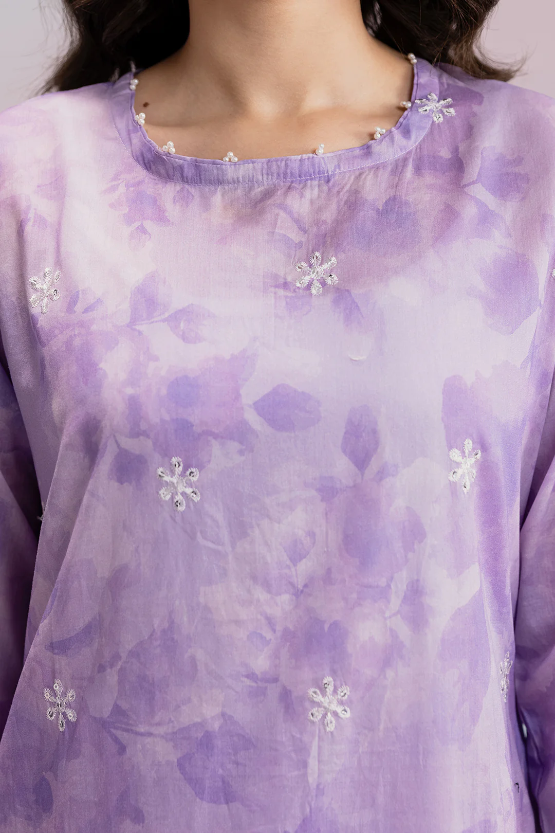 Embroidered Kurta Trouser - 2093 - Image 3