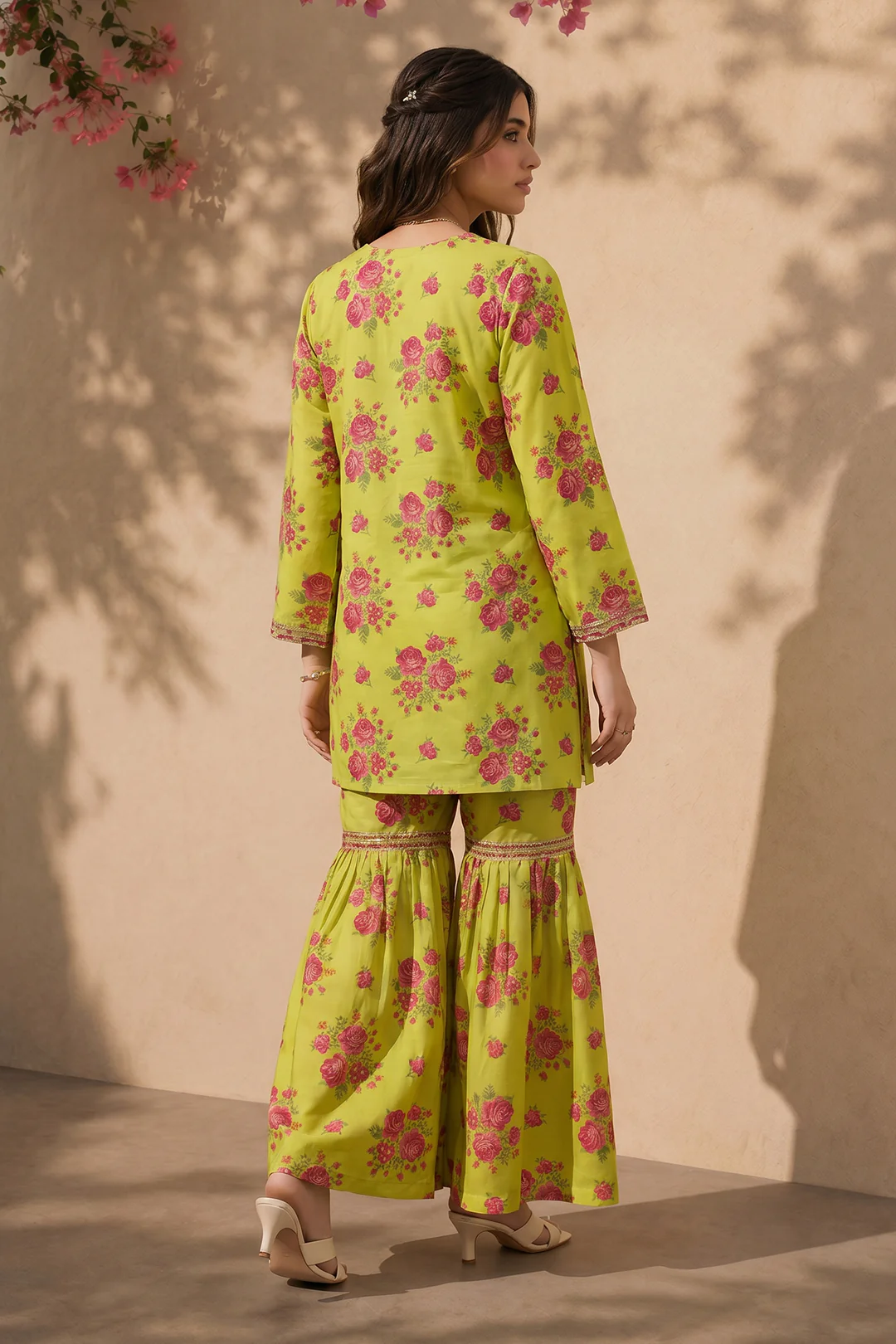 Embroidered Kurta Trouser - 2386 - Image 6