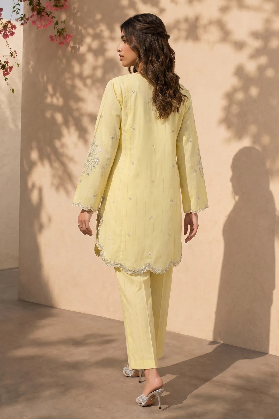 Embroidered Kurta Trouser - 3707 - Image 7