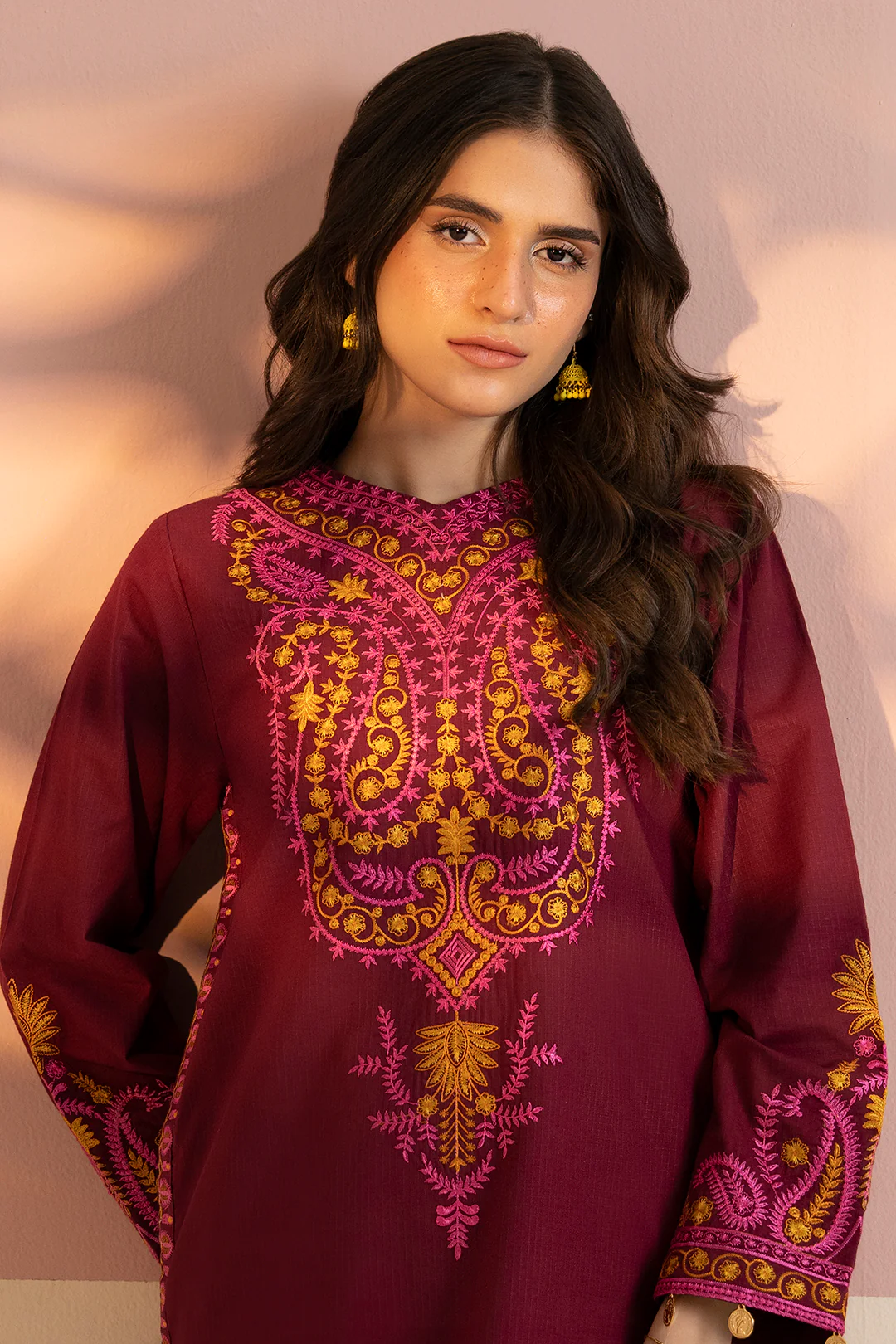 Embroidered Kurta Trouser - 3364 - Image 2